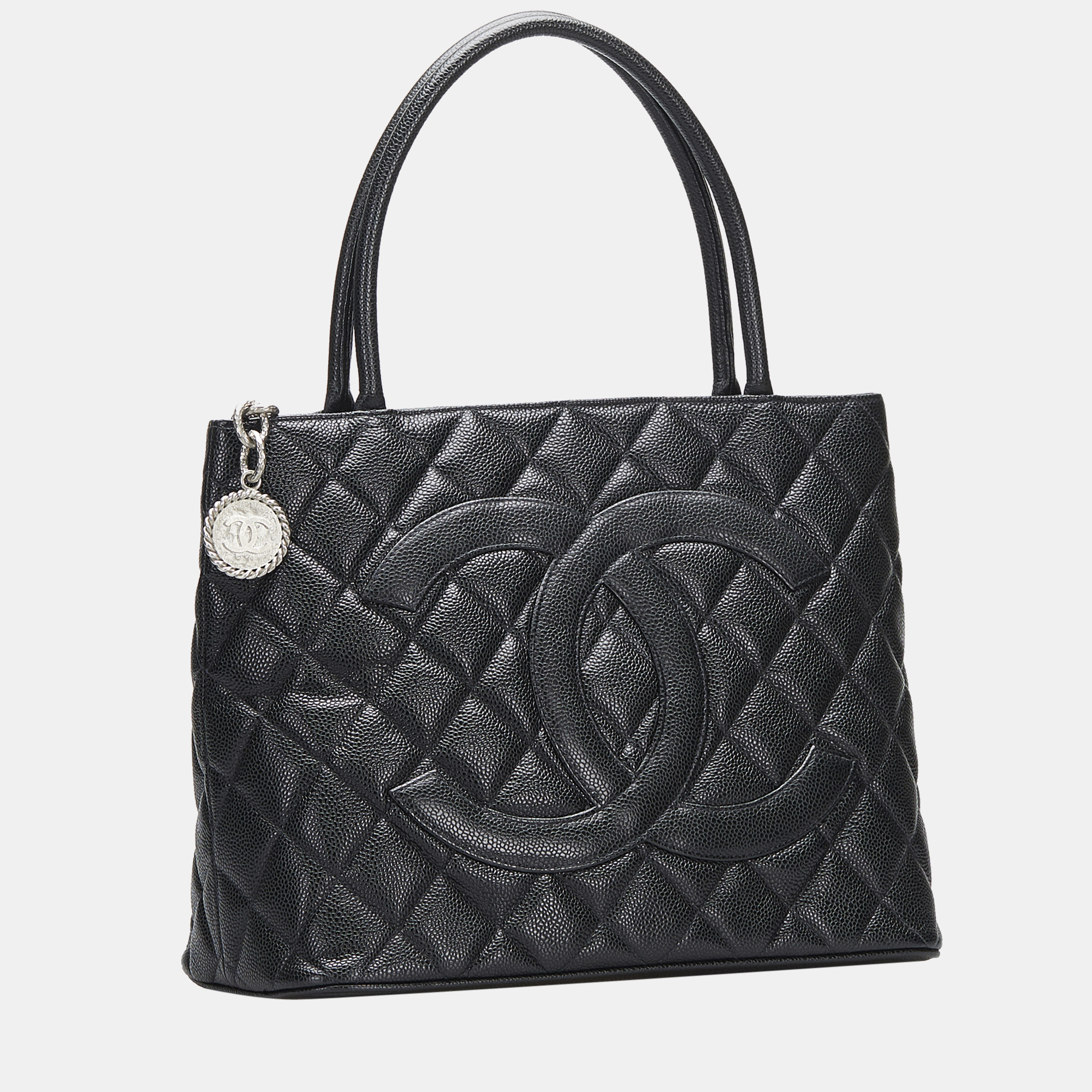 

Chanel Black Caviar Medallion Tote