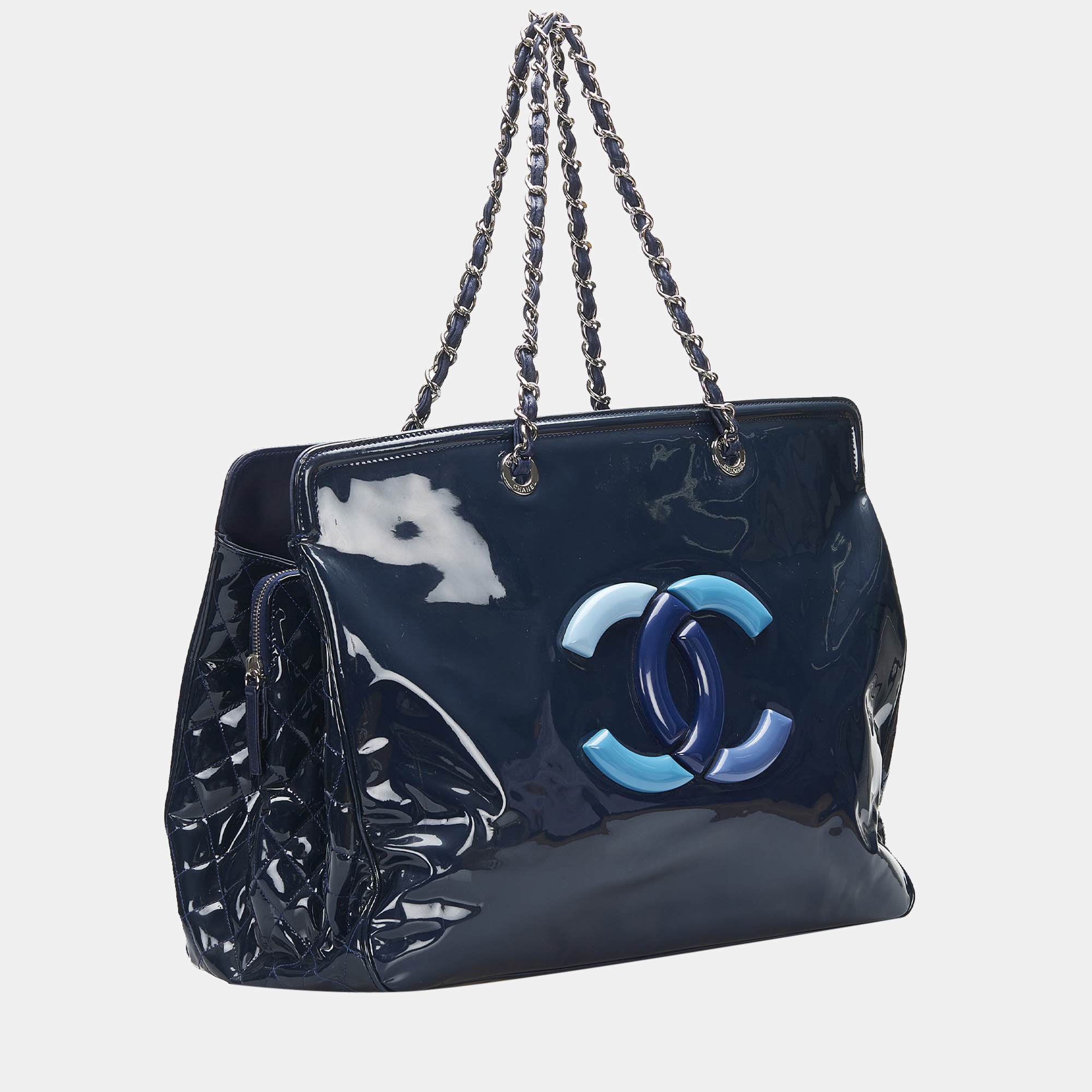 

Chanel Navy Blue Tote Bag