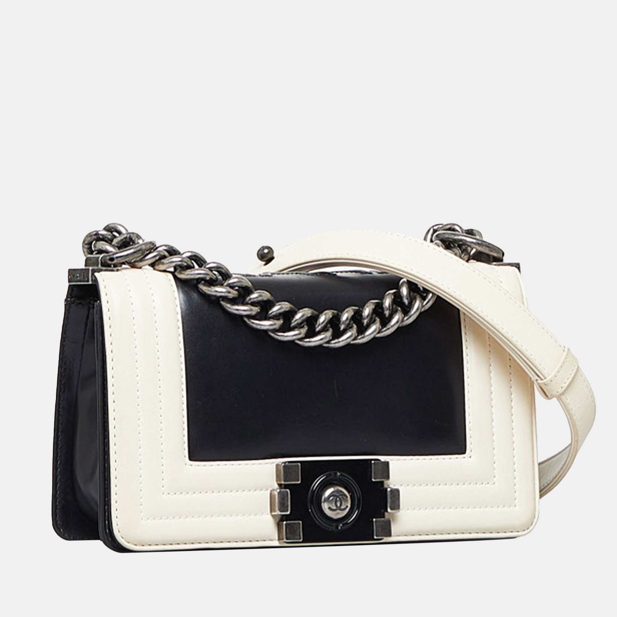 

Chanel Black/White Small Bicolor Boy