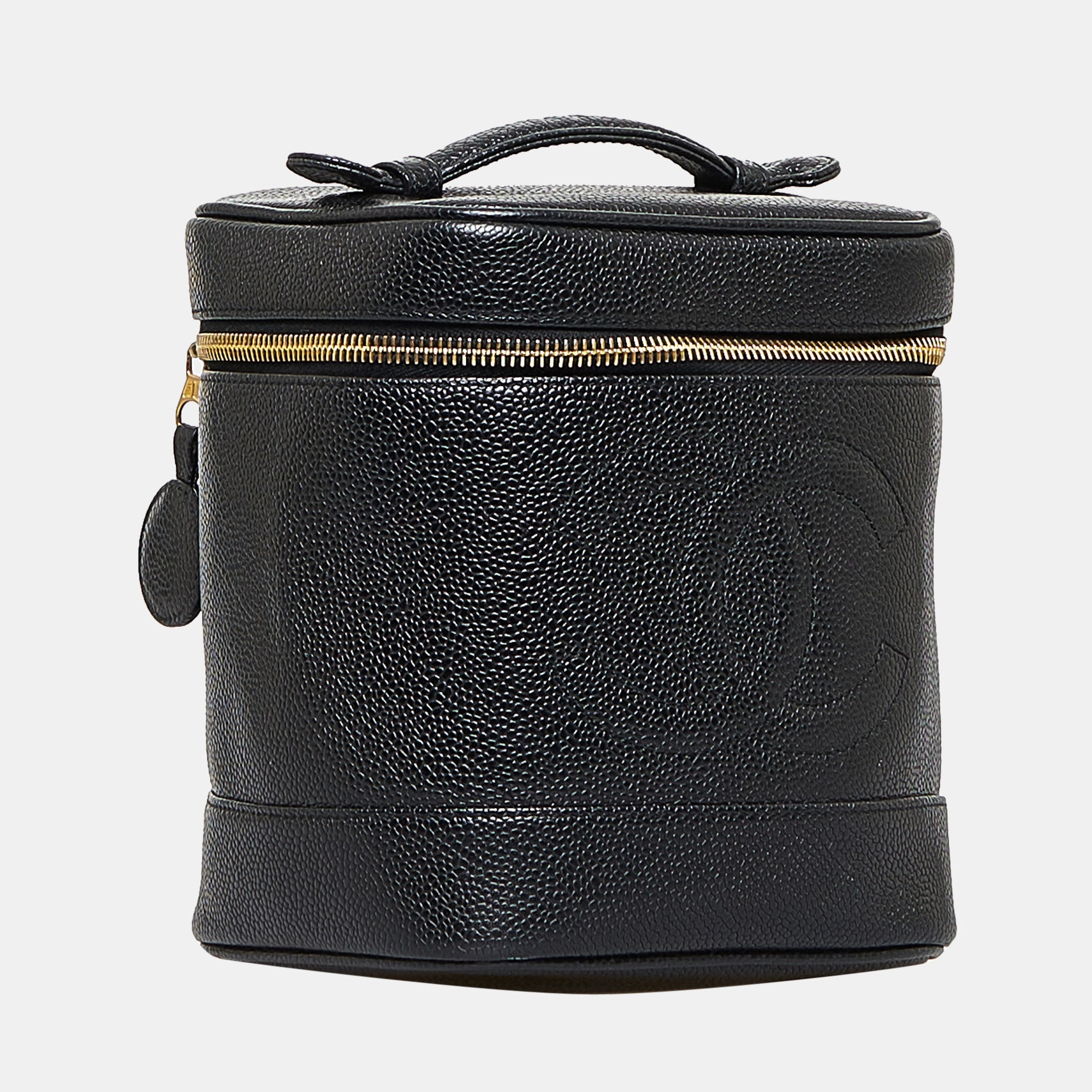 

Chanel Black CC Caviar Vanity Bag