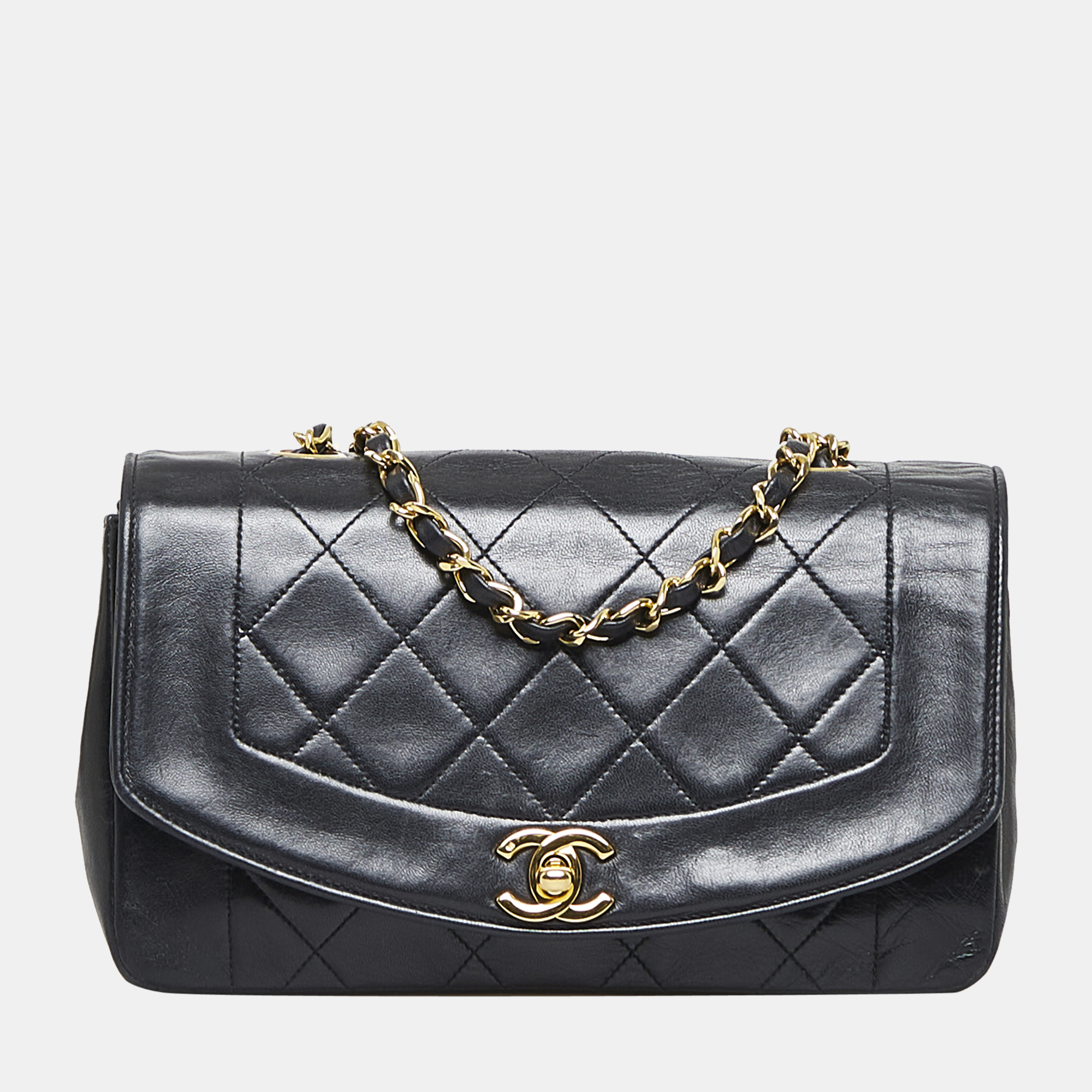 

Chanel Black Diana Flap Crossbody Bag