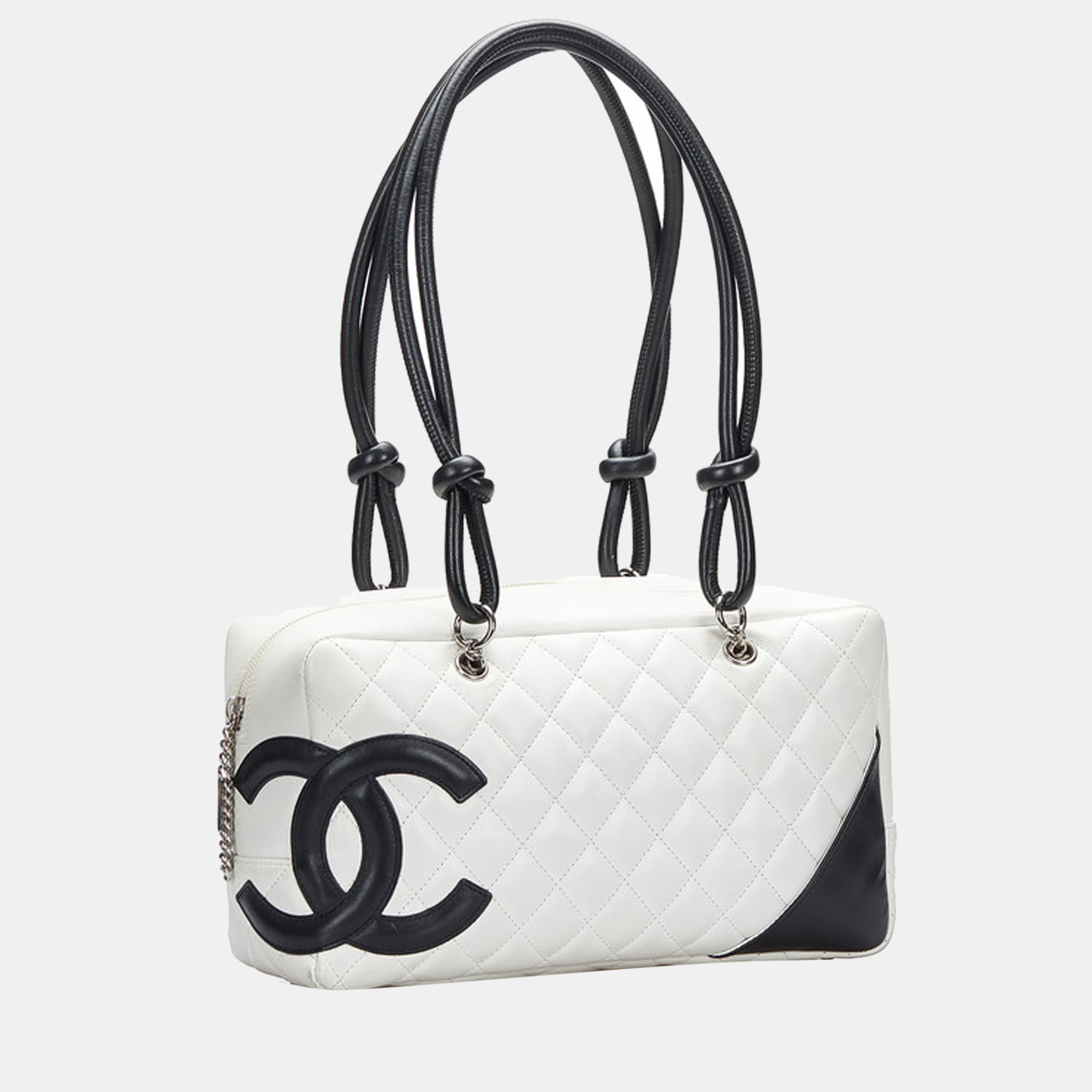 

Chanel White Leather Cambon Ligne Shoulder Bag