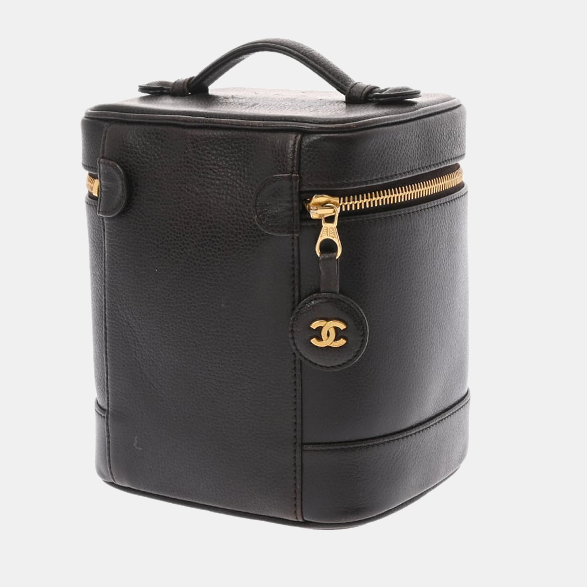 

Chanel Black Leather Small Vanity Case Shoulder Bag