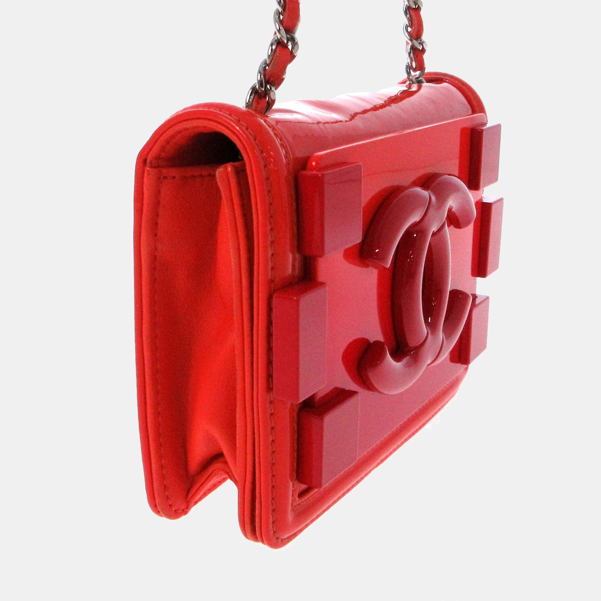 

Chanel Red Boy Brick Flap Bag