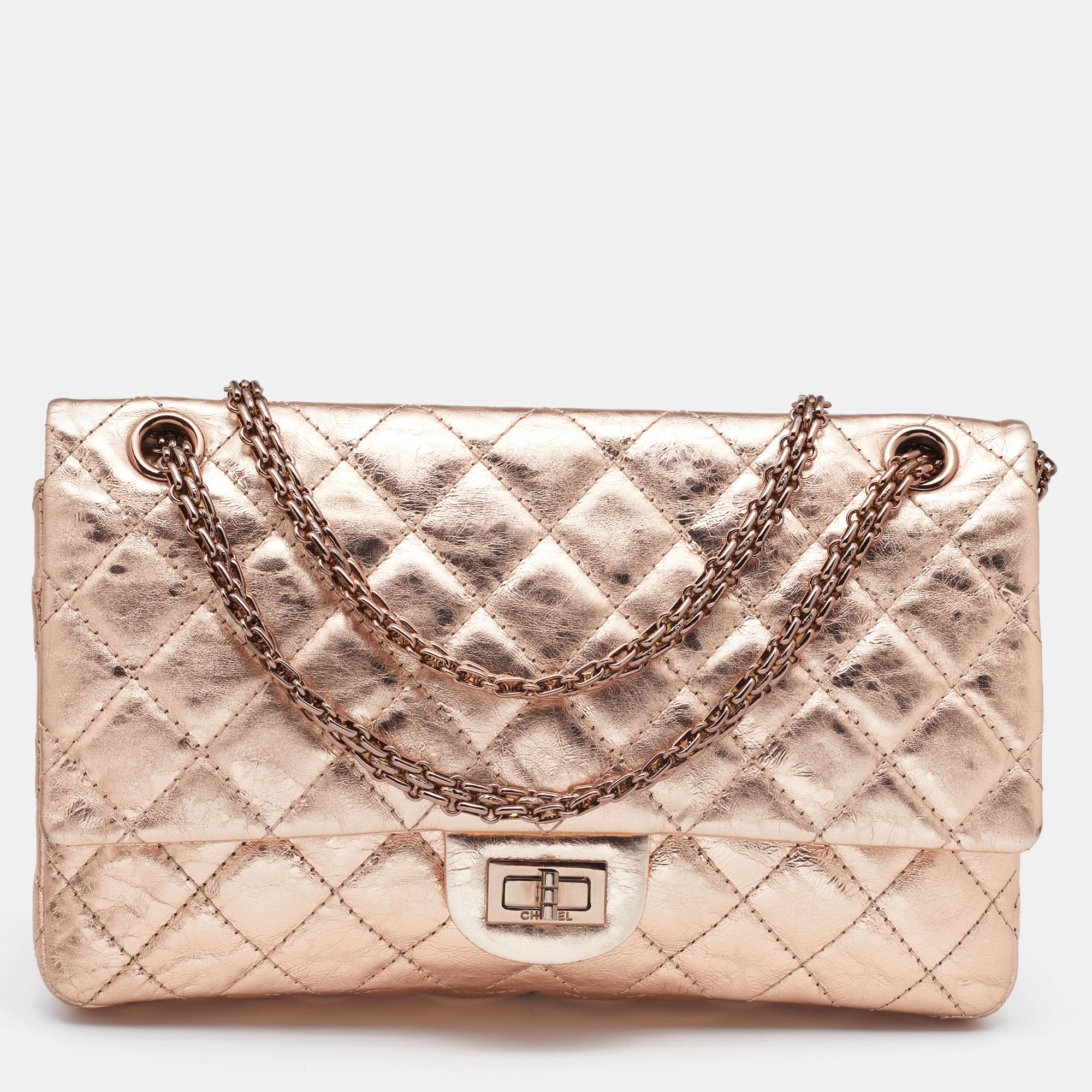 Chanel Rose Gold Reissue 226 Classic 2.55 Flap Bag RGHW – Boutique Patina