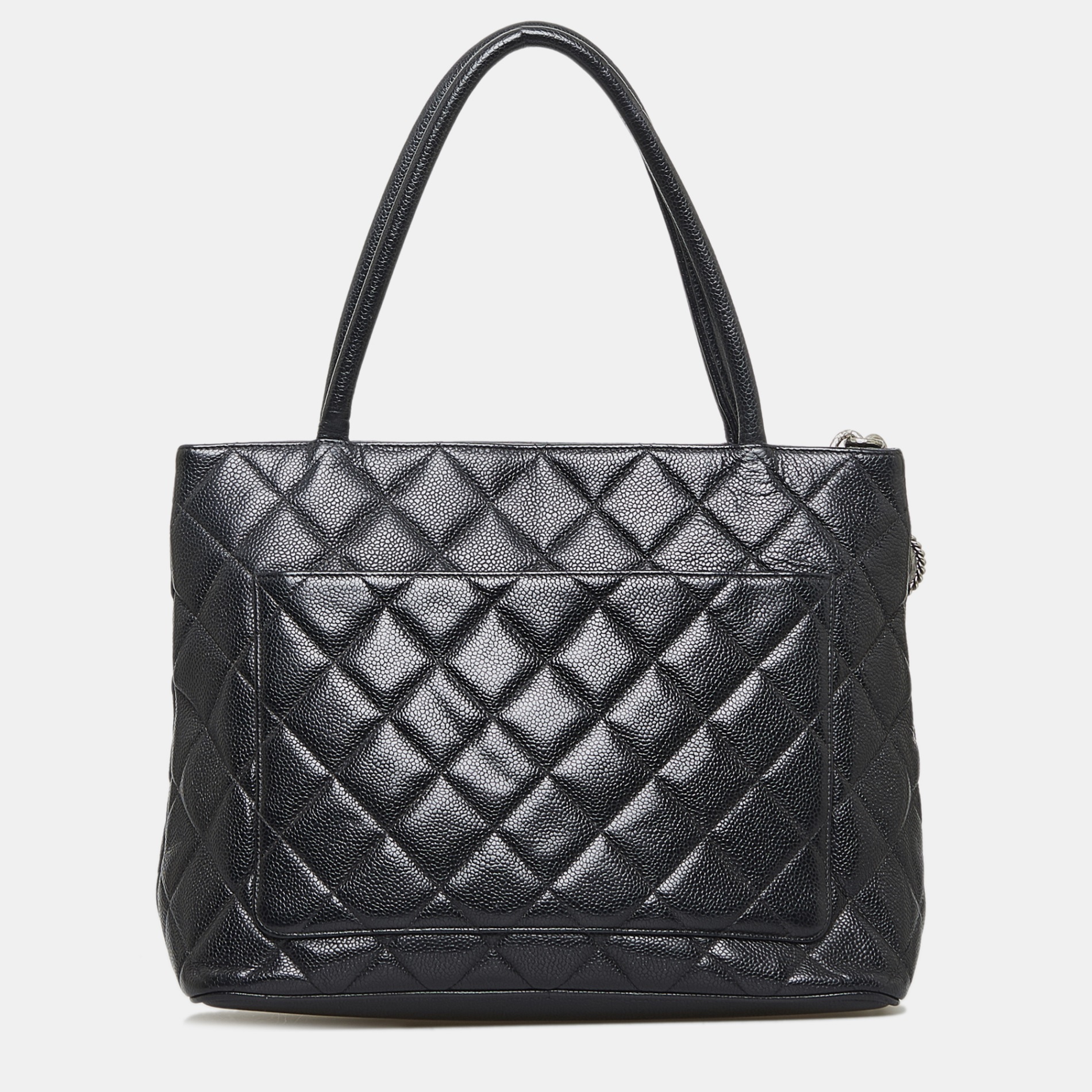 

Chanel Black Caviar Medallion Tote