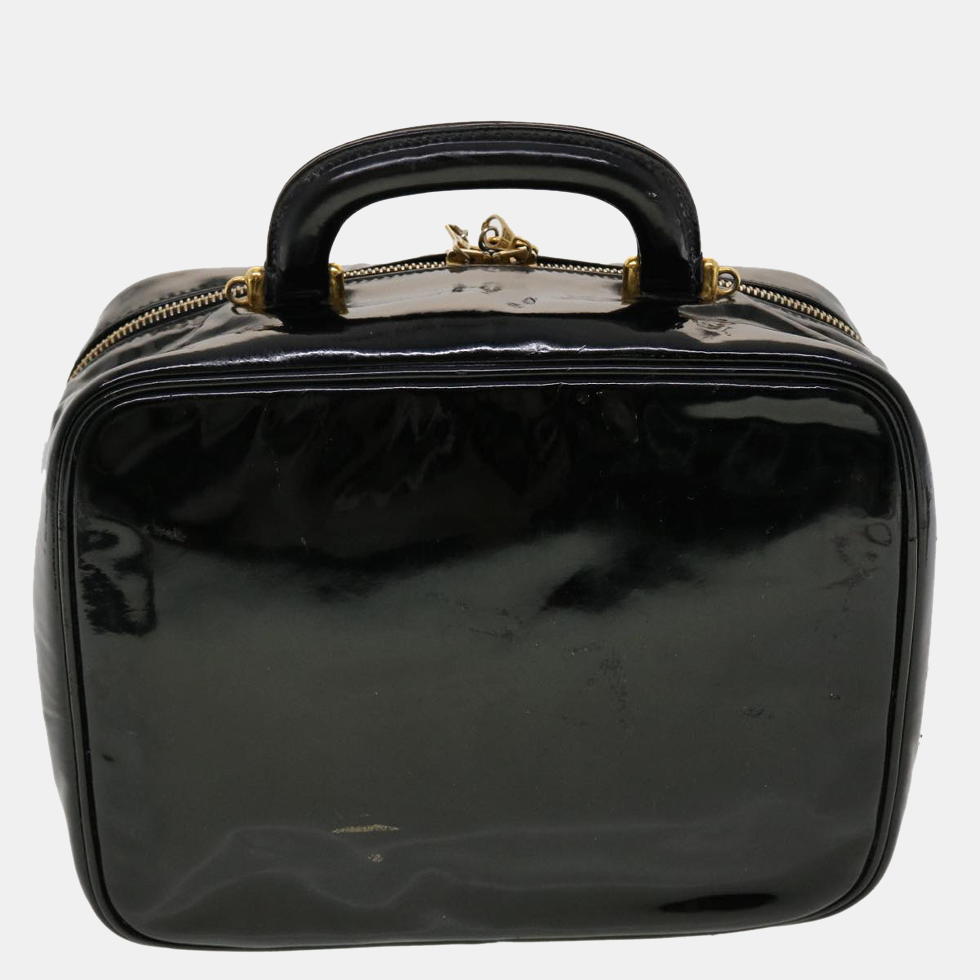 

Chanel Black Patent Leather Vanity Case