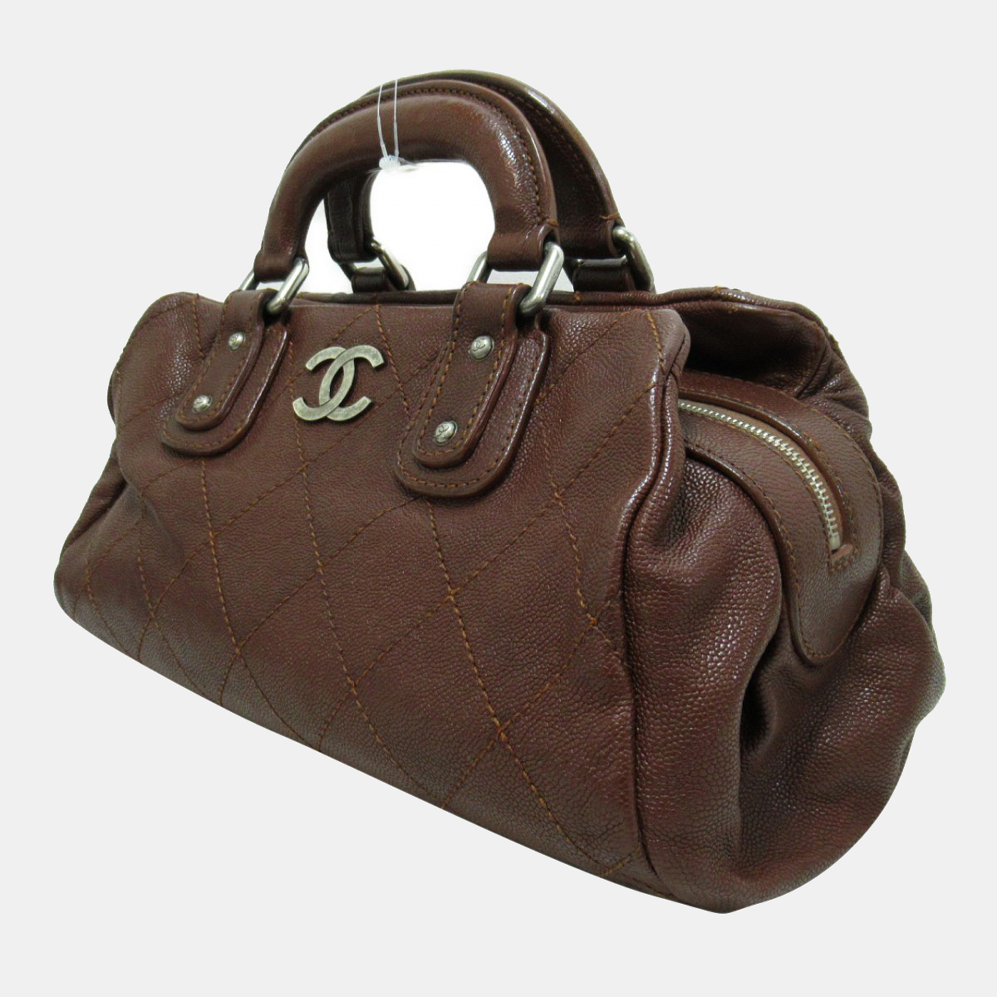 

Chanel Brown Leather Outdoor Ligne Bowler Bag