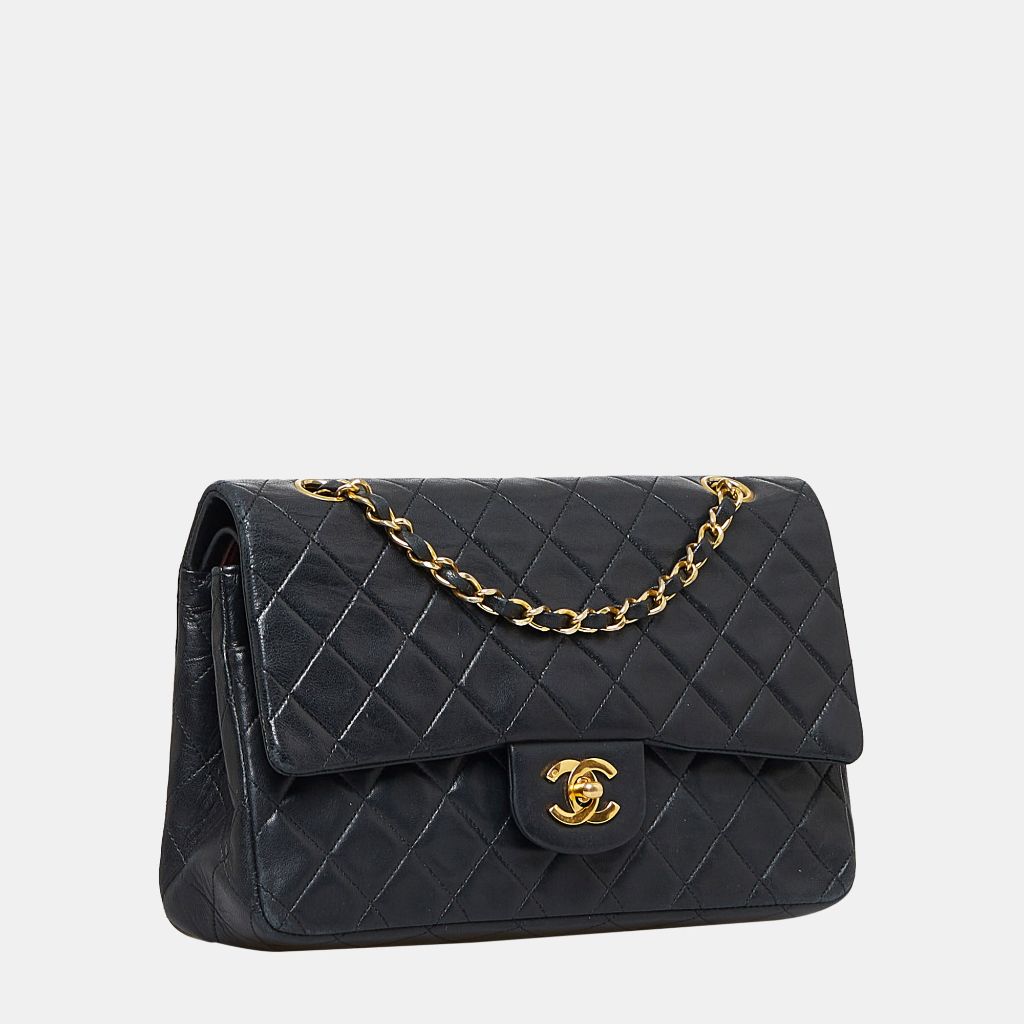 

Chanel Black Medium Classic Lambskin Double Flap