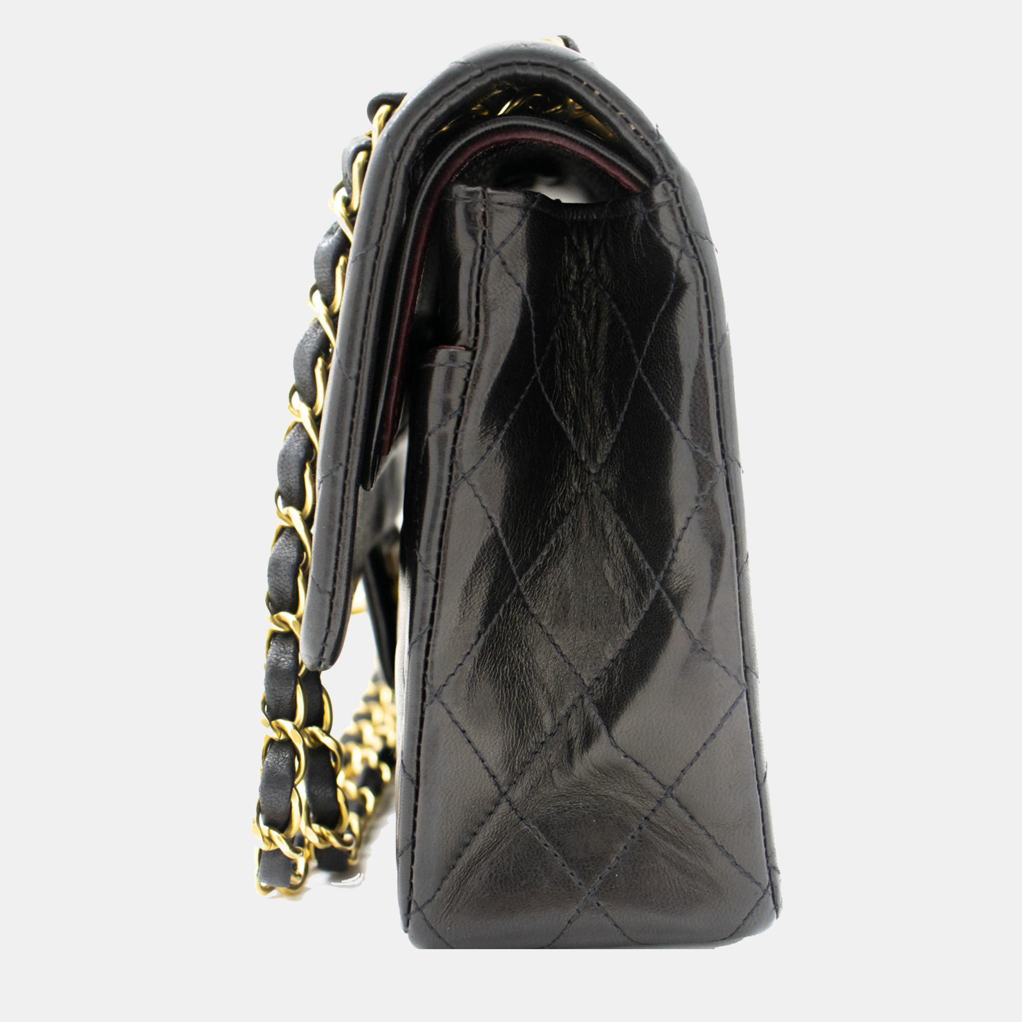 

Chanel Black Leather Jumbo Classic Double Flap Shoulder Bag
