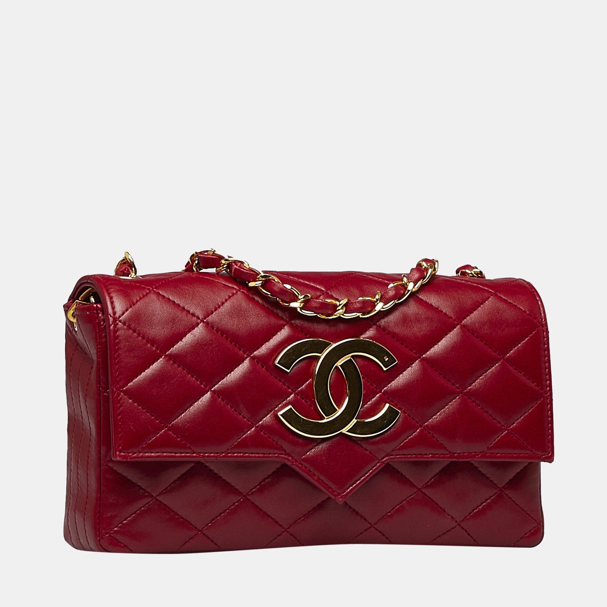 

Chanel Red CC Crossbody Bag