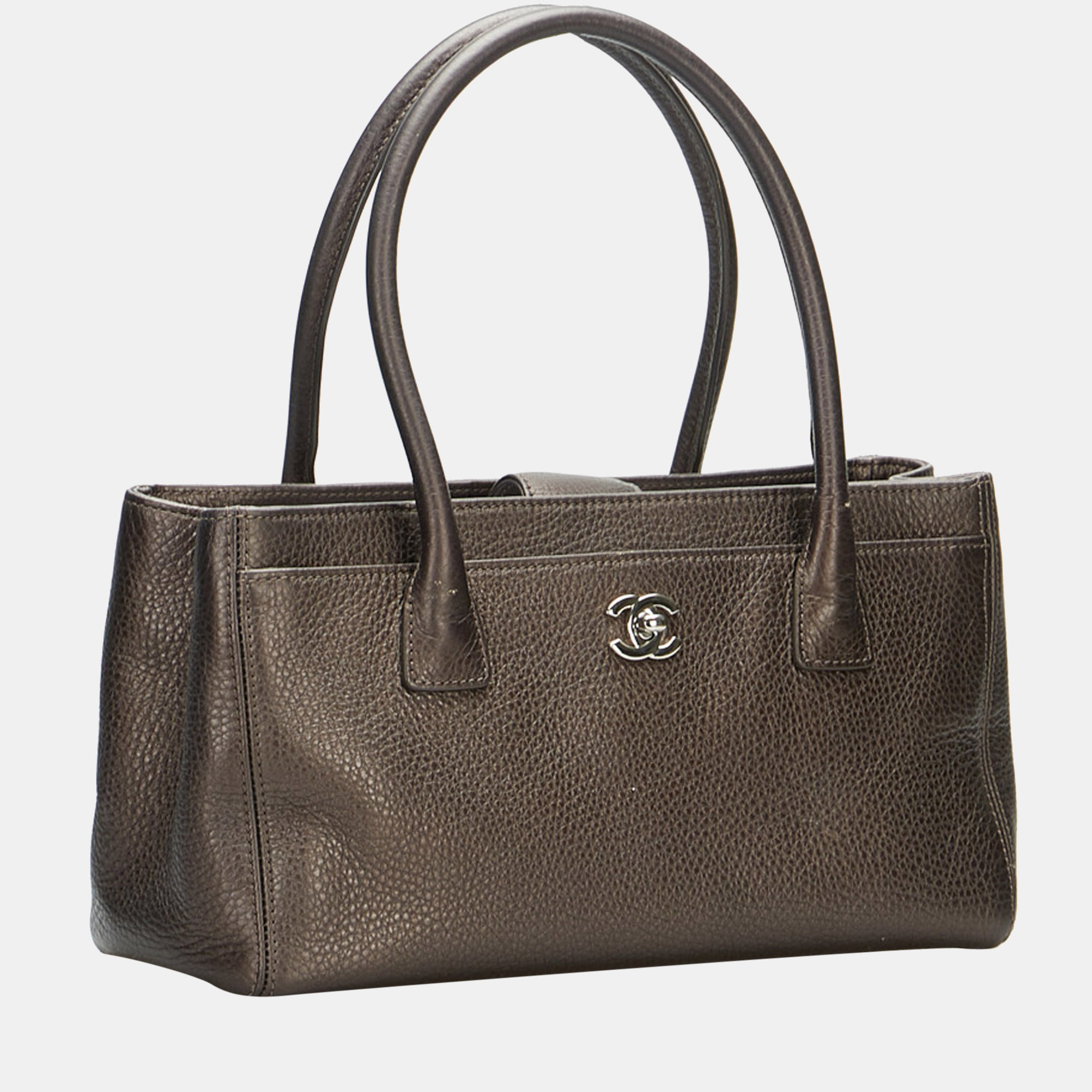 

Chanel Brown Small Executive Cerf Tote