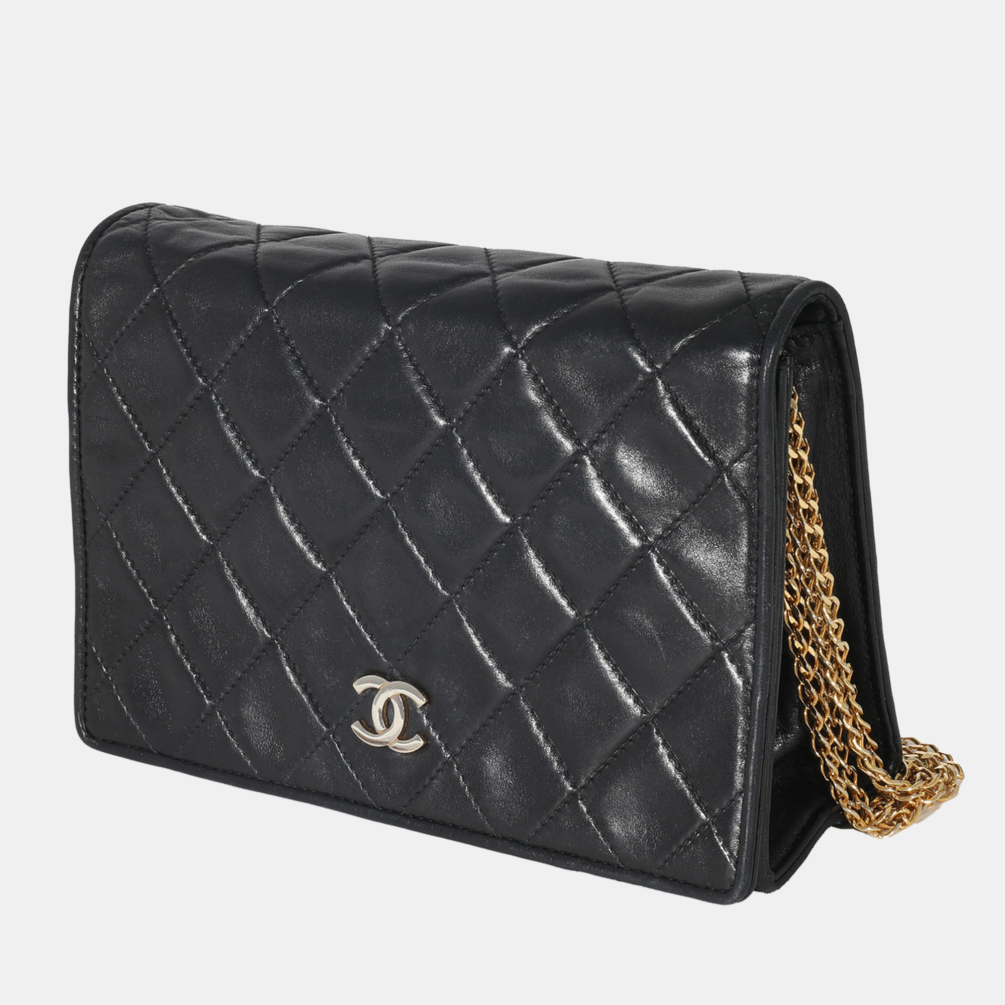

Chanel Black Lambskin Multi Chain Flap Bag