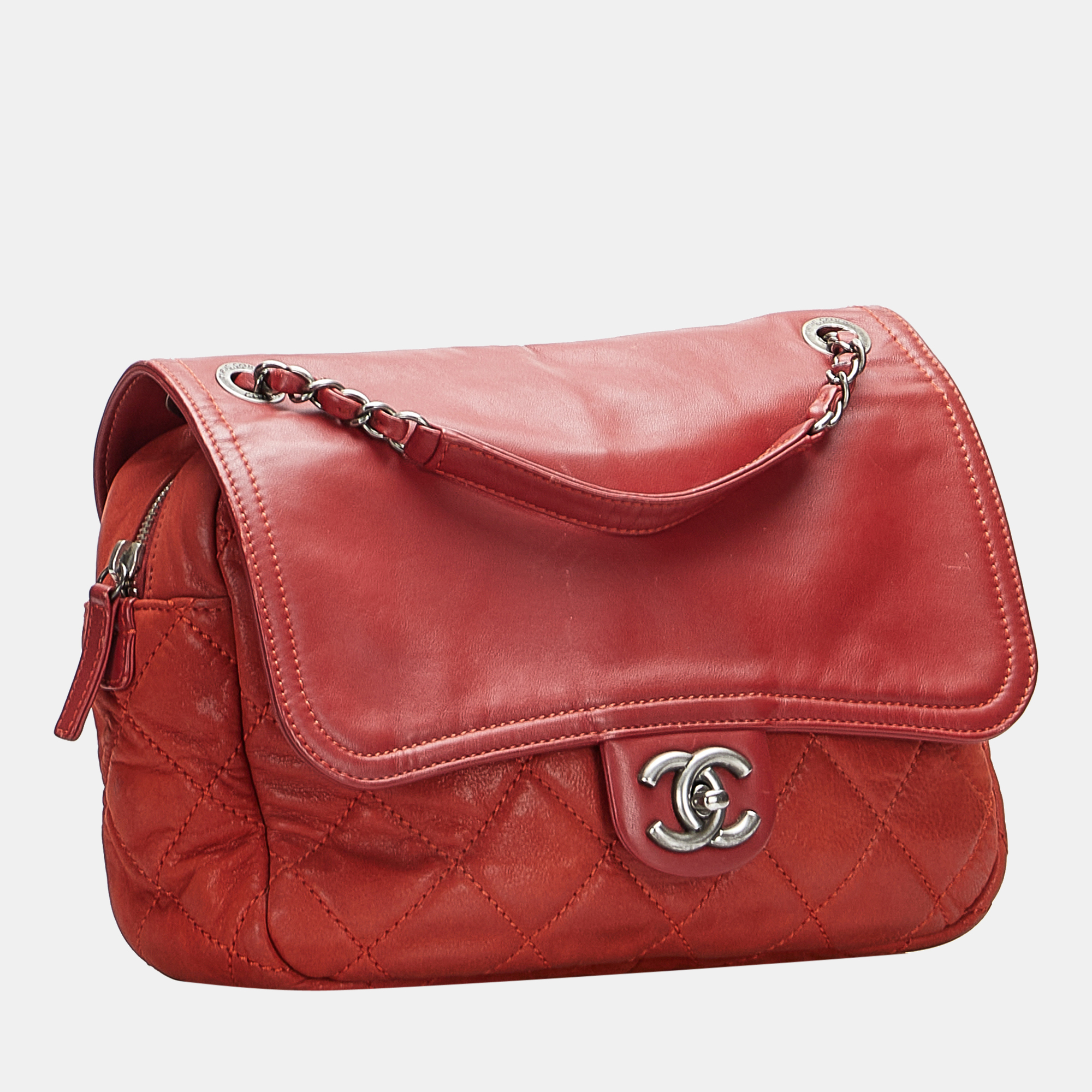 

Chanel Red In The Mix Flap