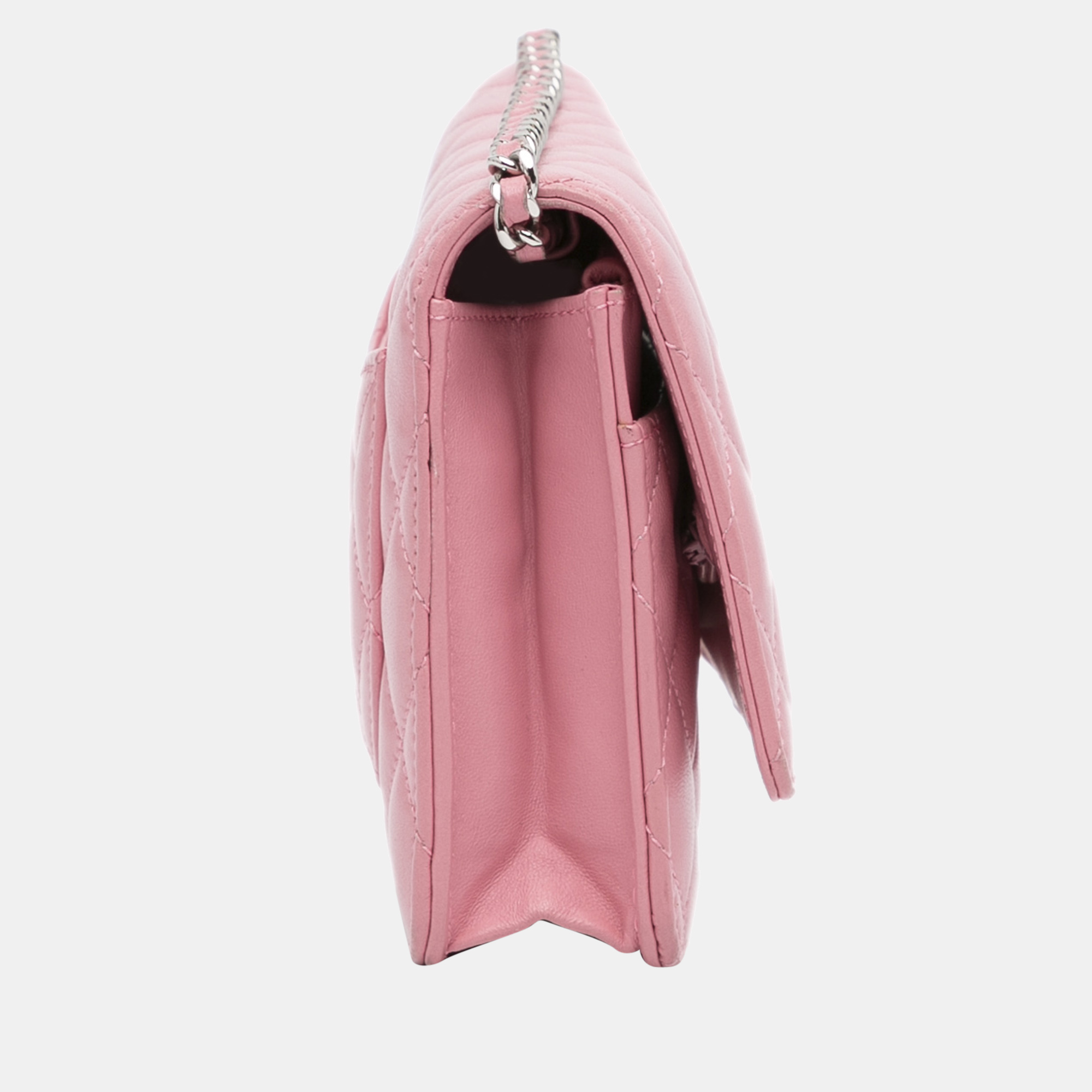 

Chanel Pink CC Wallet On Chain