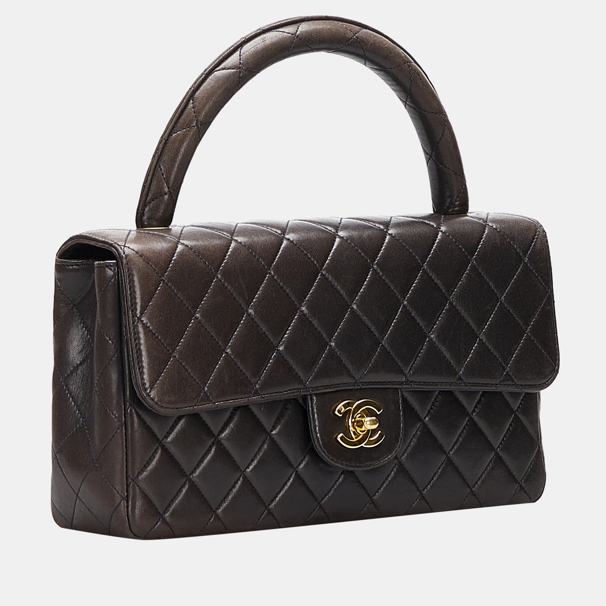 

Chanel Black Medium Classic Lambskin Kelly Flap Bag