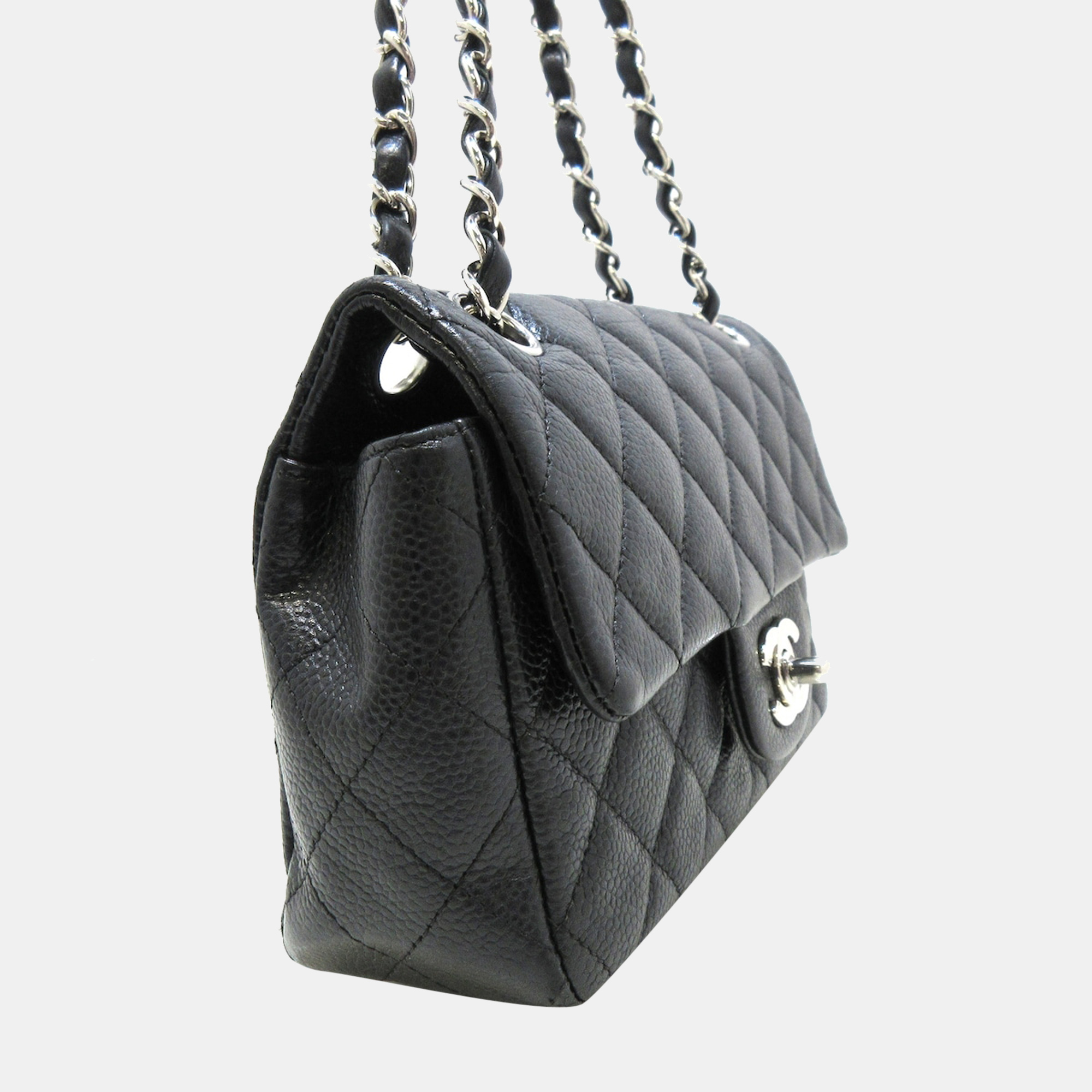 

Chanel Black Leather CC Flap Bag