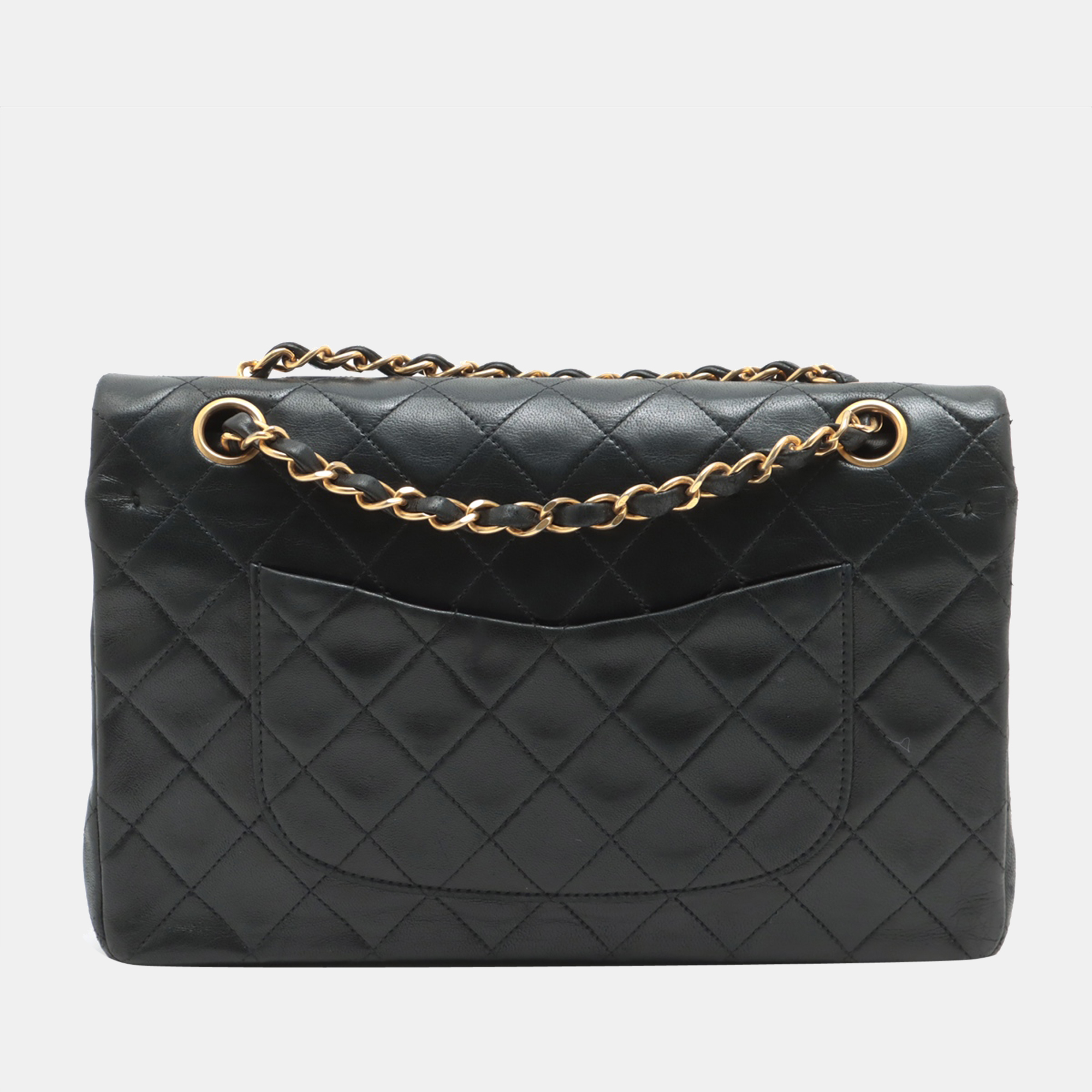 

Chanel Black Leather Classic Double Flap Bag