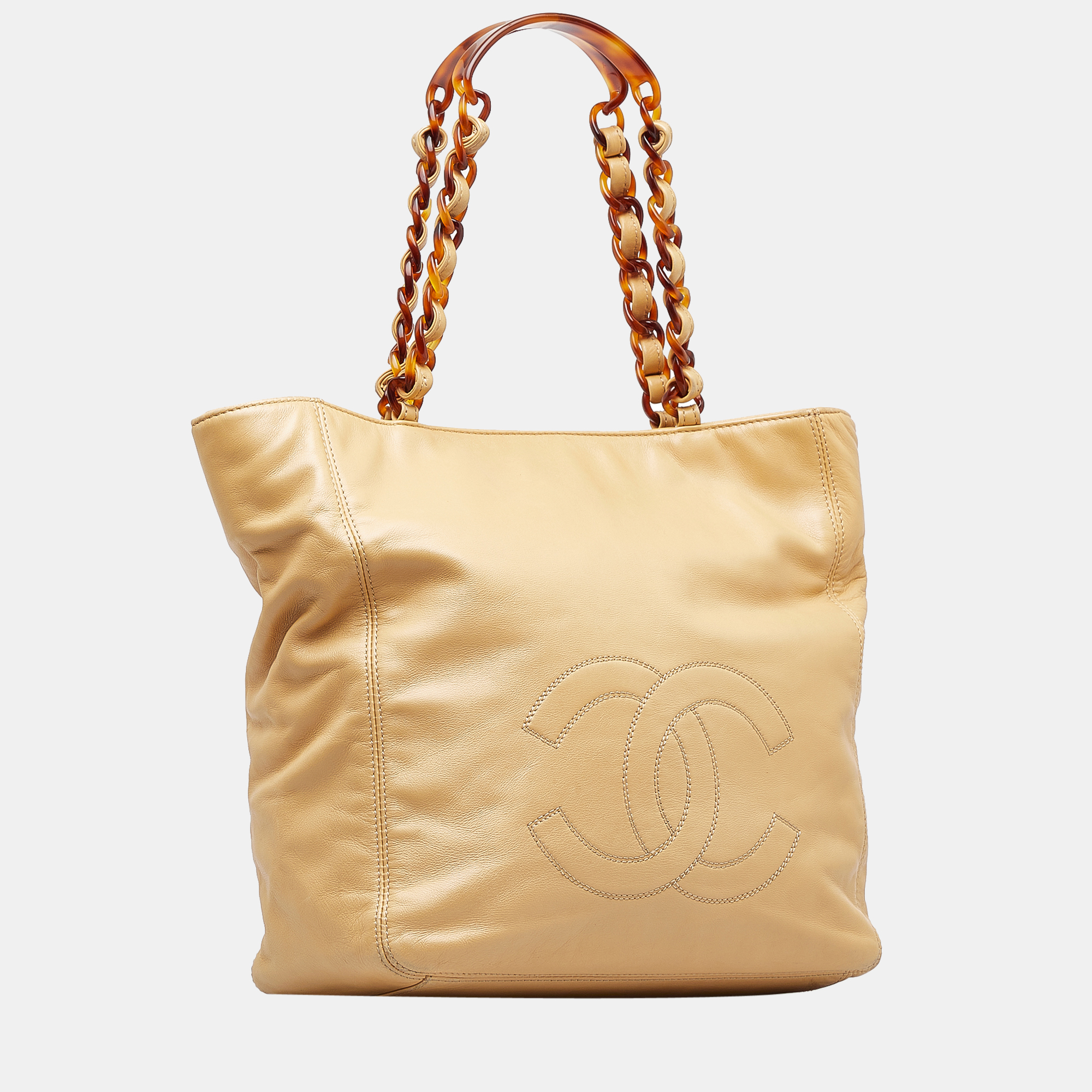

Chanel Beige/Brown CC Tote Bag