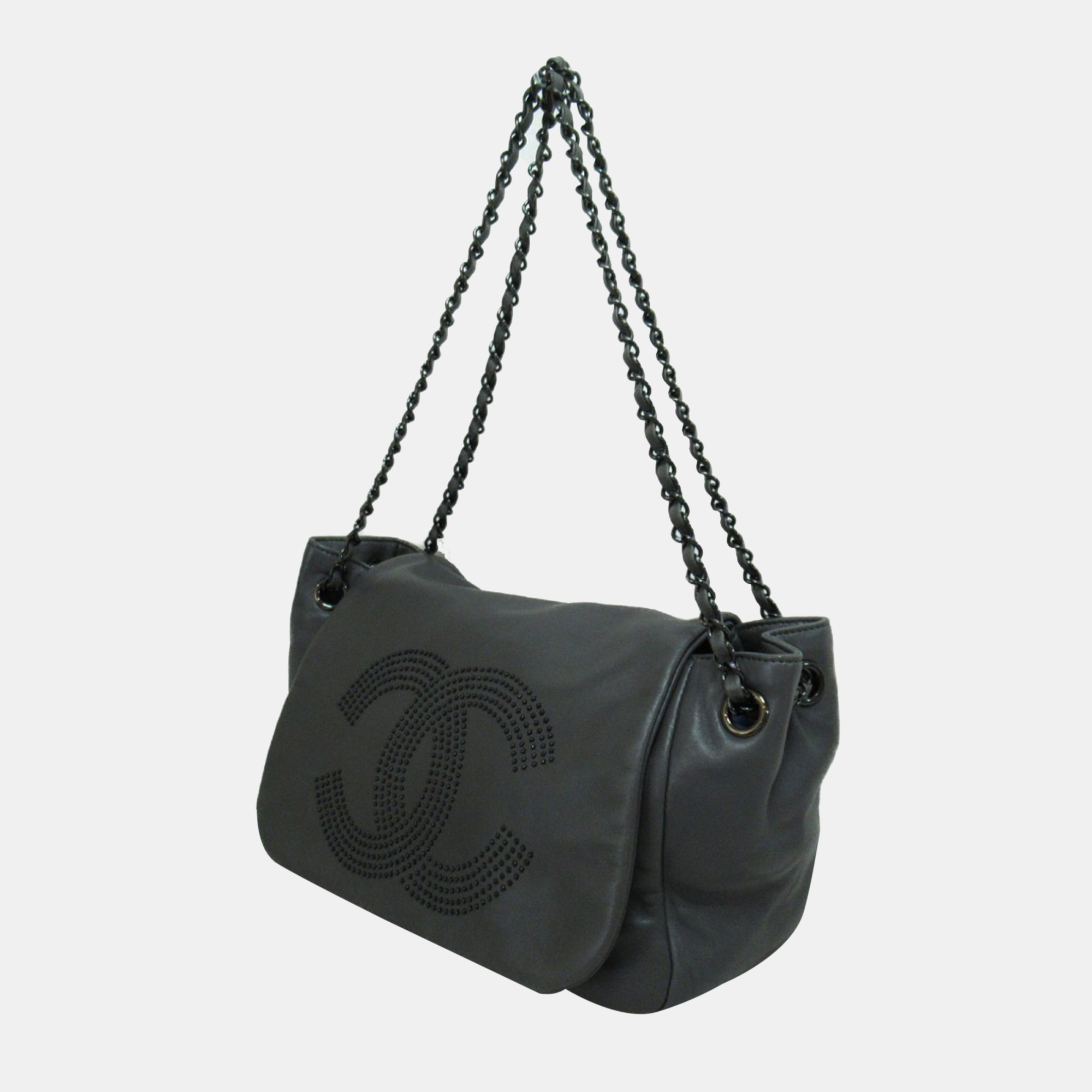 

Chanel Caviar Leather CC Wallets, Grey