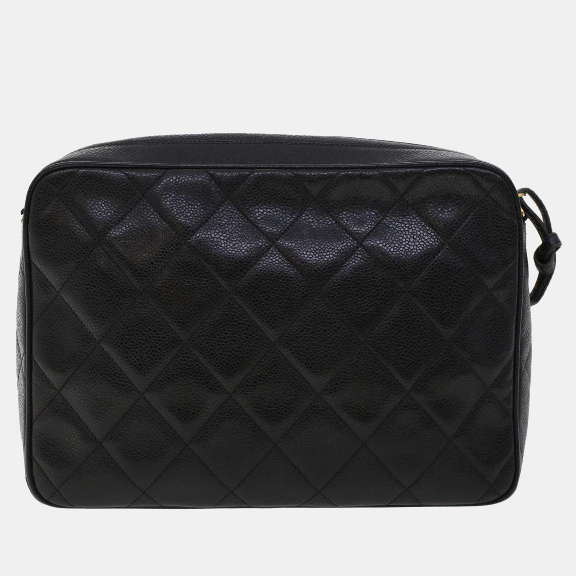 

Chanel Black Leather CC Camera Shoulder Bag