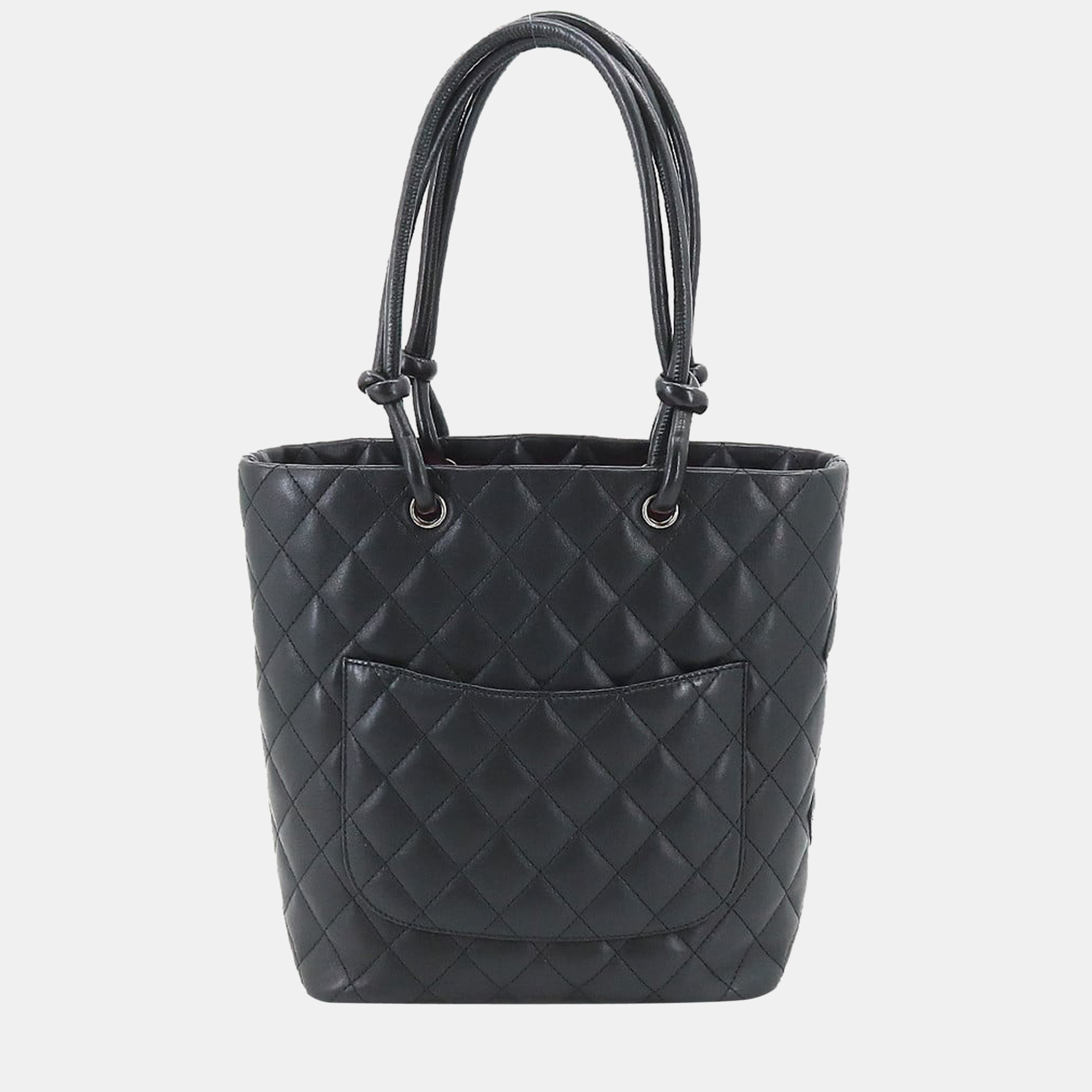 Chanel Black Leather Luxe Ligne Small Tote Bag - Yoogi's Closet