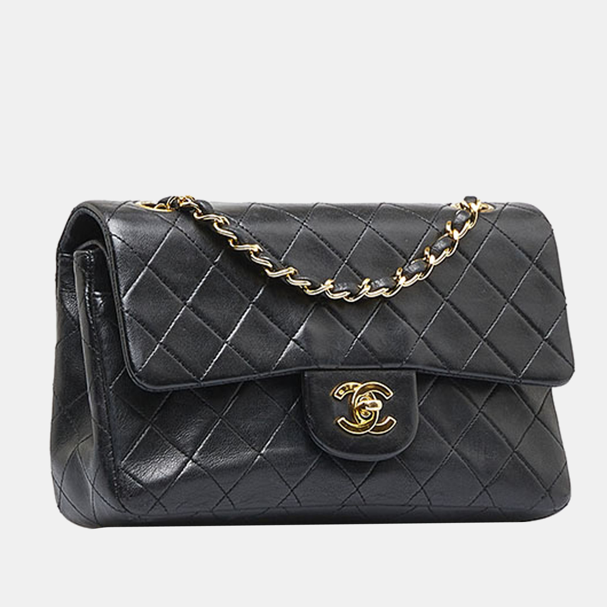 

Chanel Black  Classic Double Flap Bag Shoulder Bag