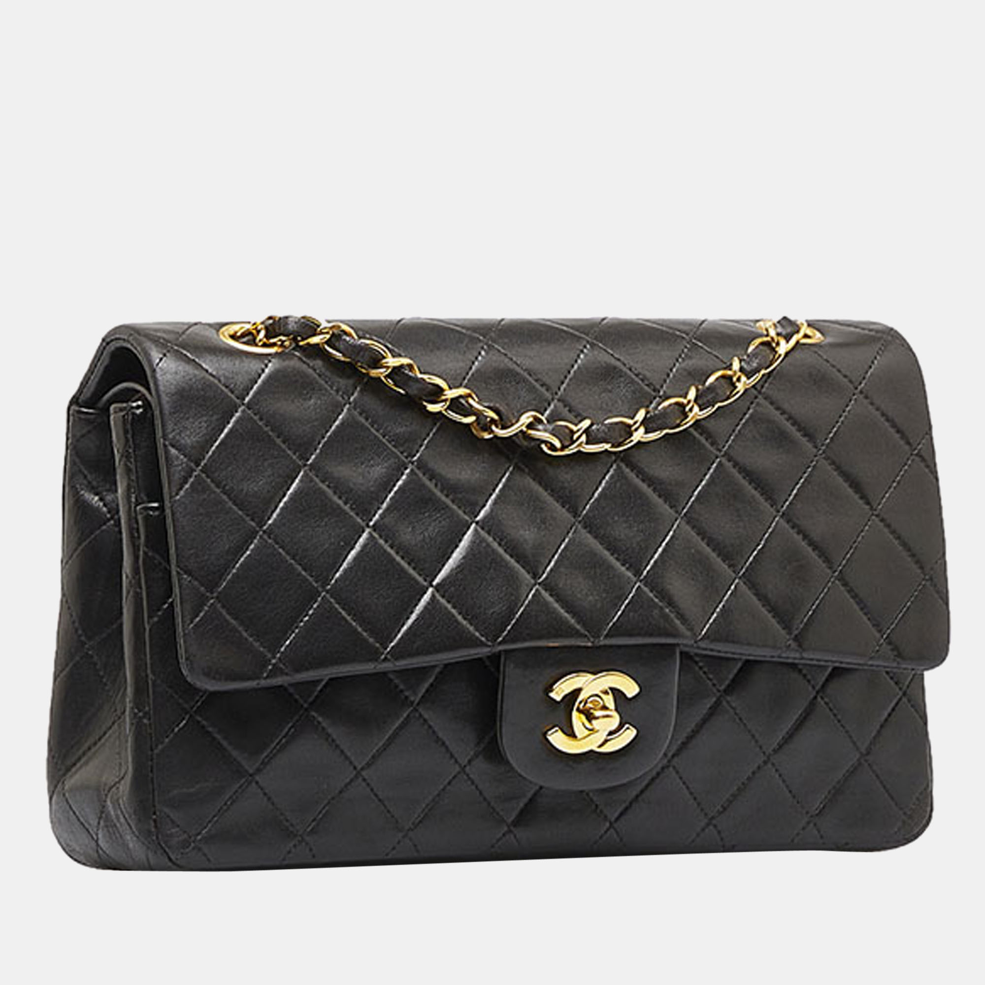 

Chanel Black Medium Classic Double Flap Bag Shoulder Bag