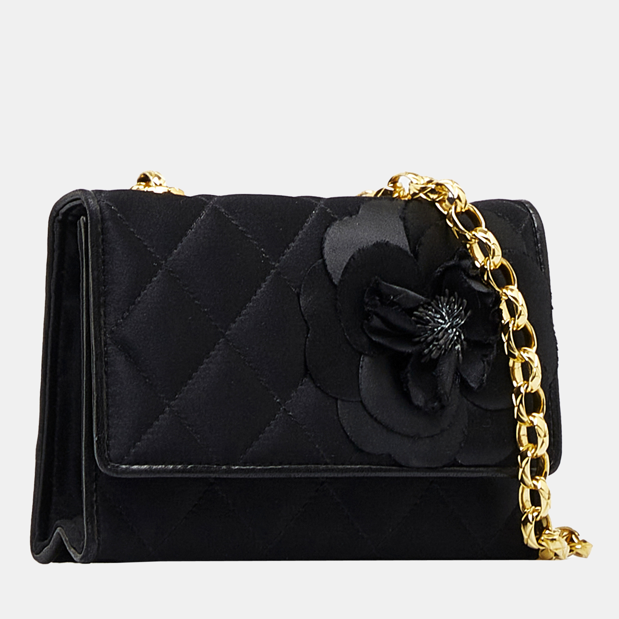 

Chanel Black Mini Camellia Bijoux Crossbody