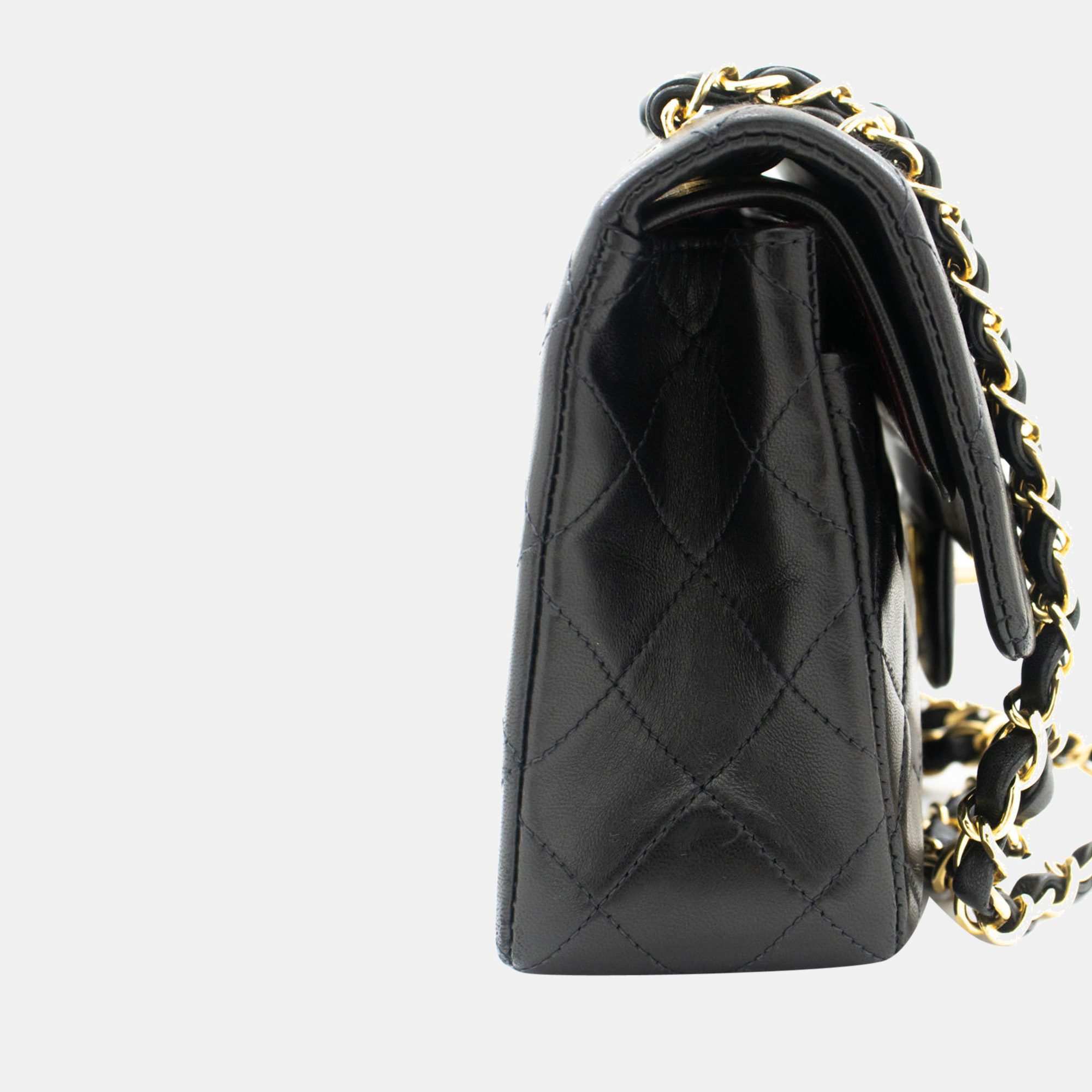 

Chanel Black Leather Classic Double Flap Bag