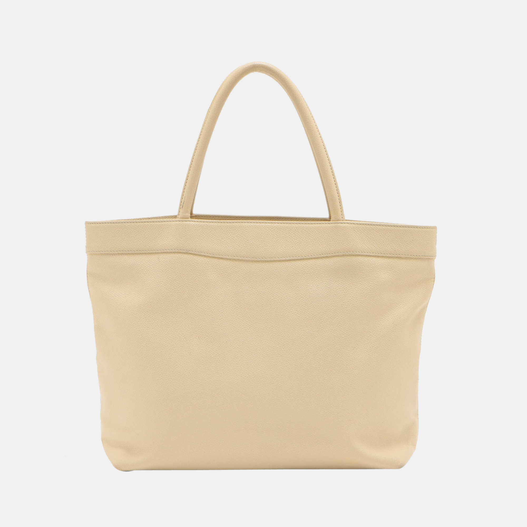 

Chanel Coco Mark Caviarskin Tote bag Beige Gold Metal fittings 5967033