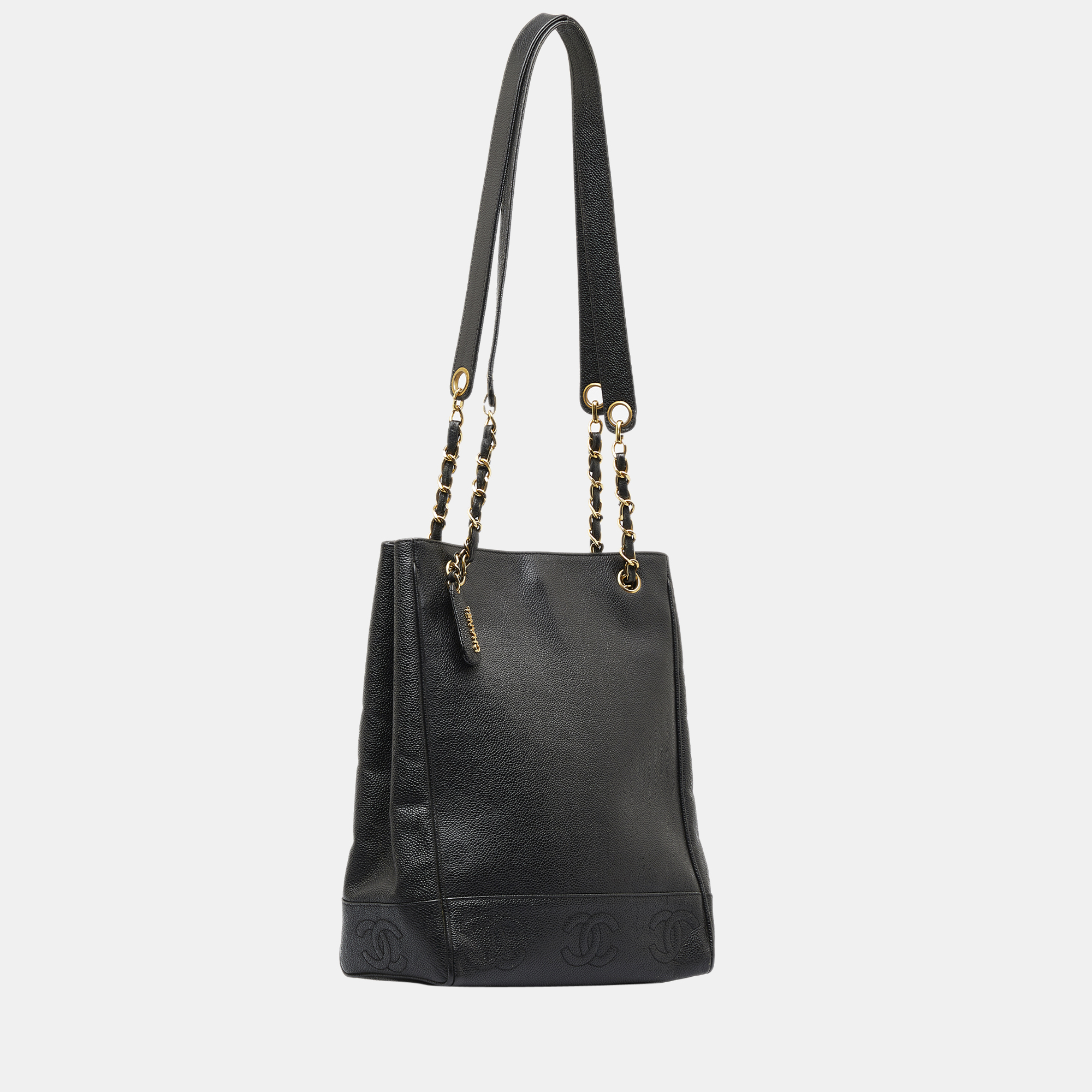 

Chanel Black Triple CC Caviar Shoulder Bag