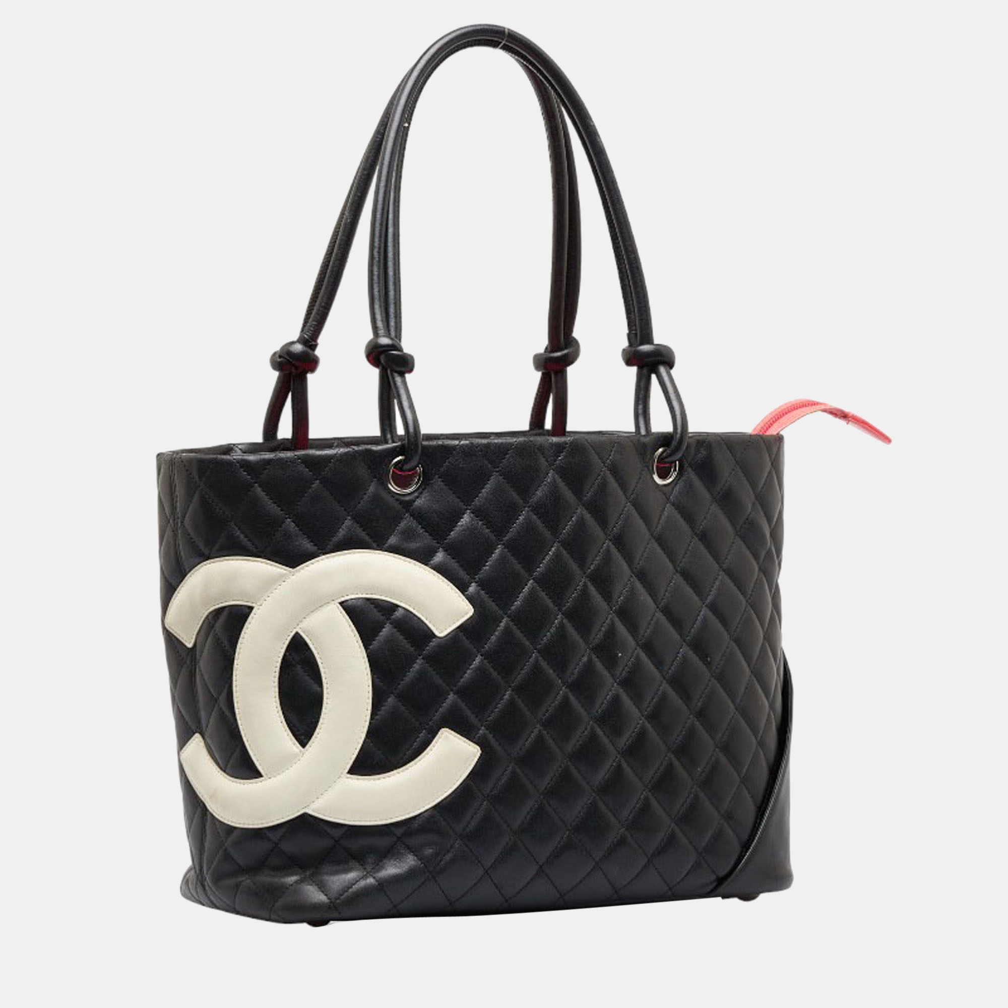

Chanel Black Animal skin Cambon Ligne Tote Bag Tote Bag