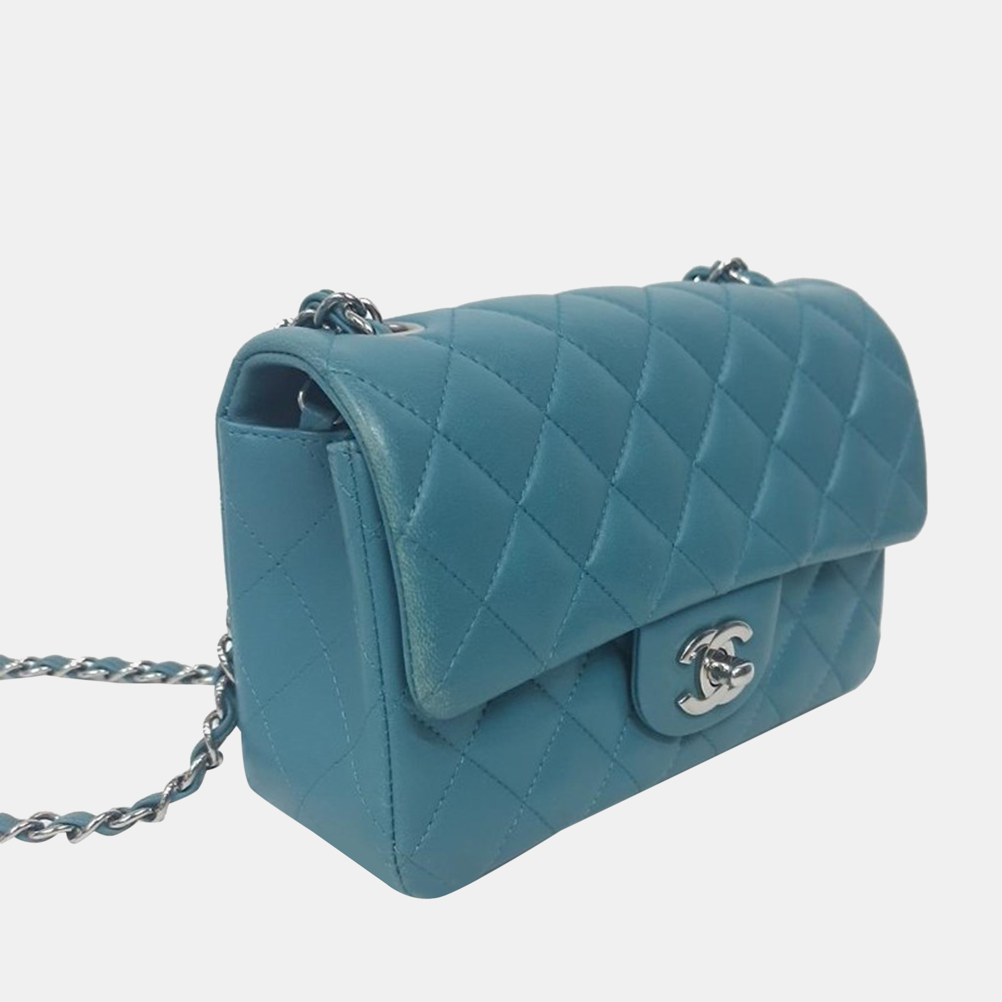 

Chanel Blue Classic Flap Bag