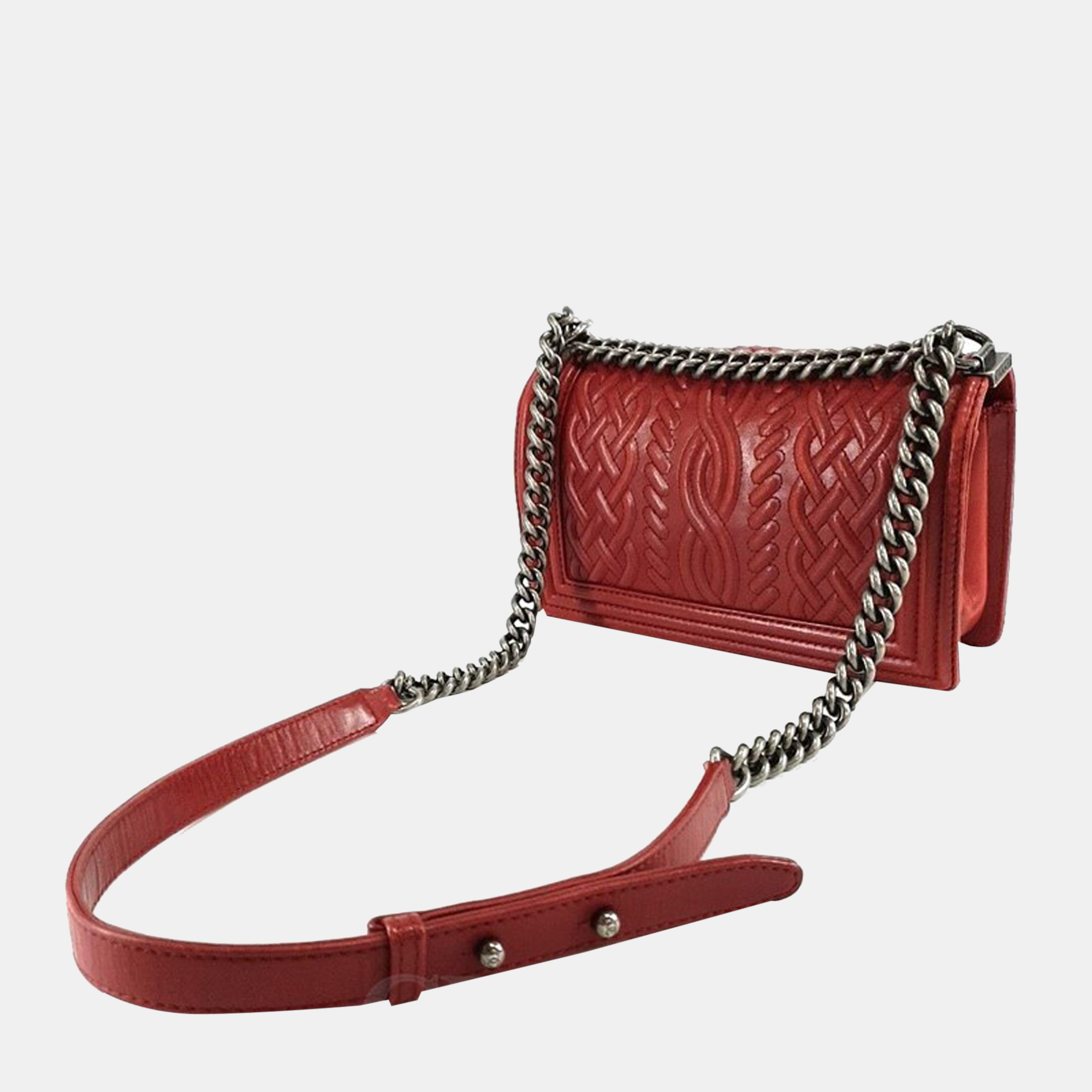 

Chanel Red Boy Flap Bag