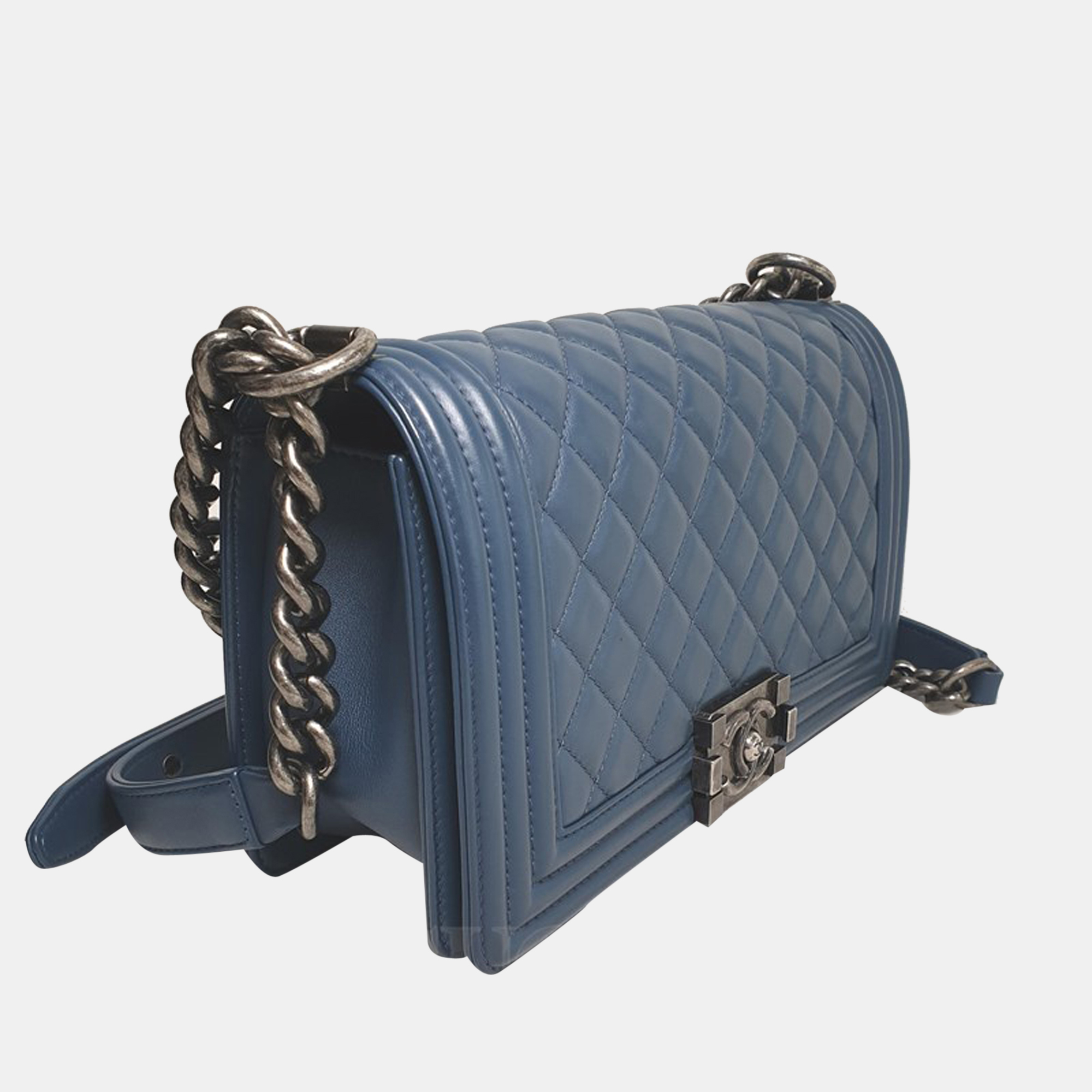 

Chanel Boy Bag bag, Blue
