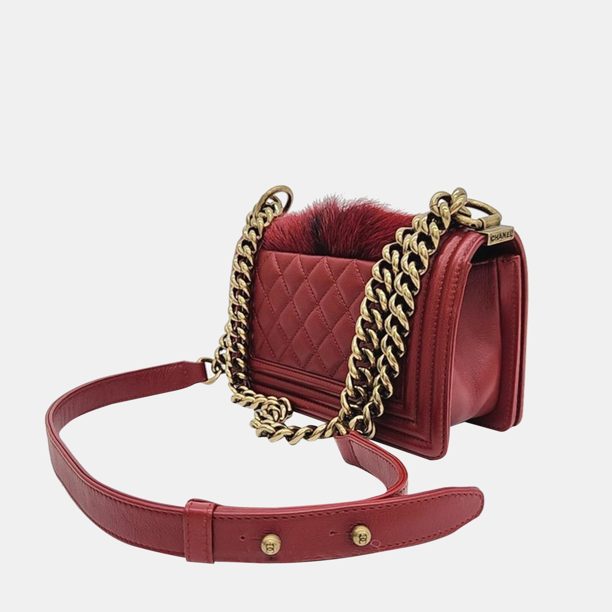 

Chanel Boy Bag bag, Red