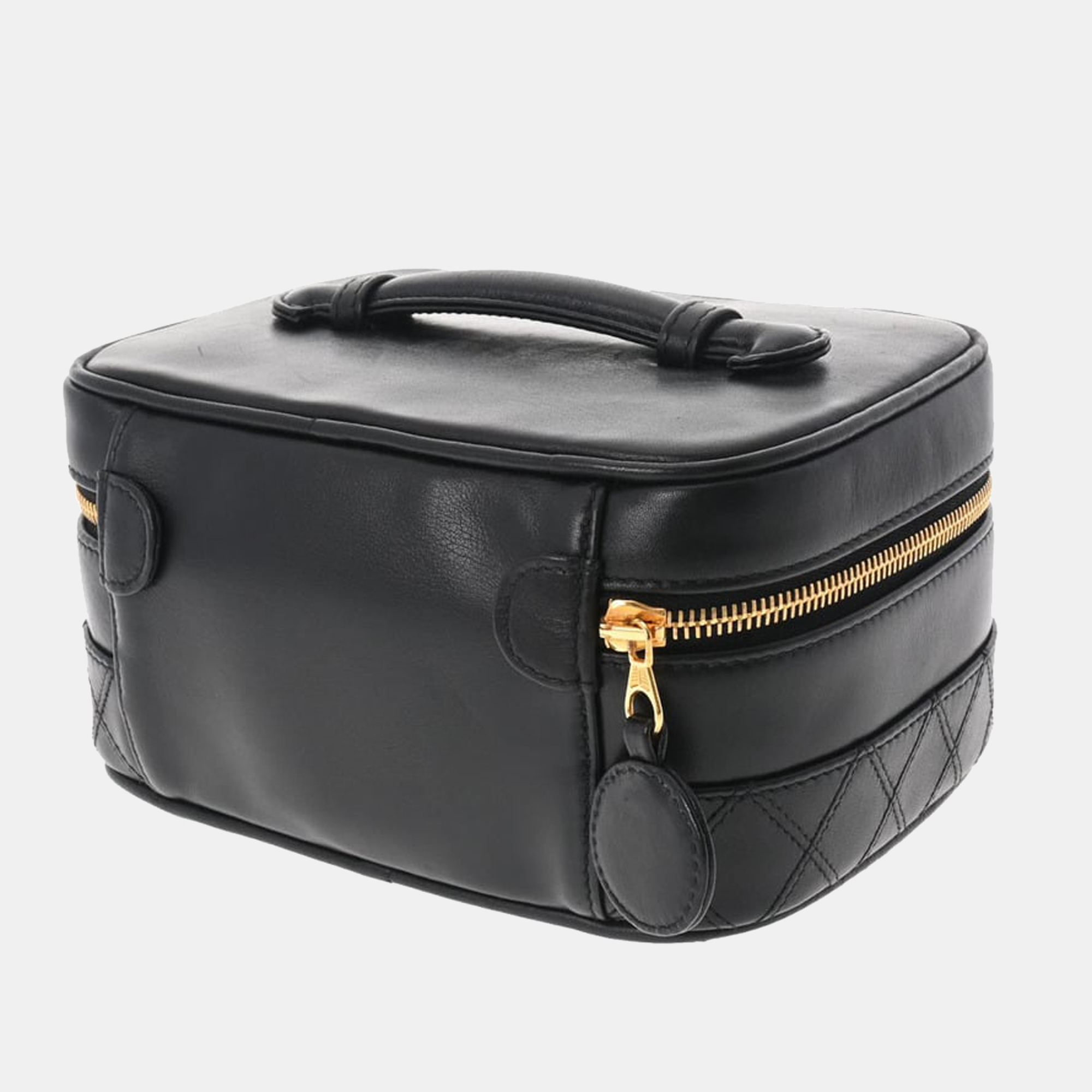 

Chanel Black Leather Vanity Case