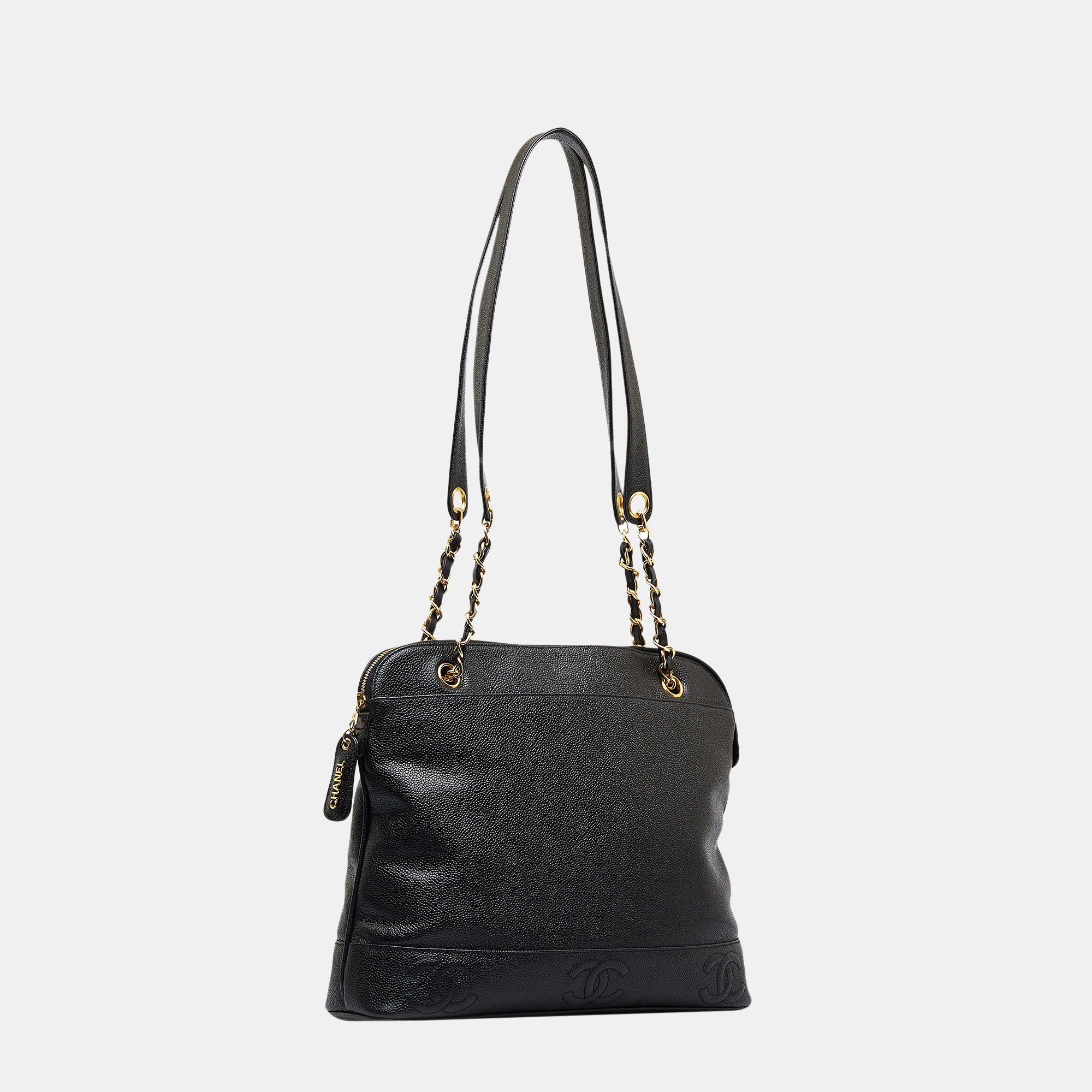 

Chanel Black Triple CC Caviar Shoulder Bag