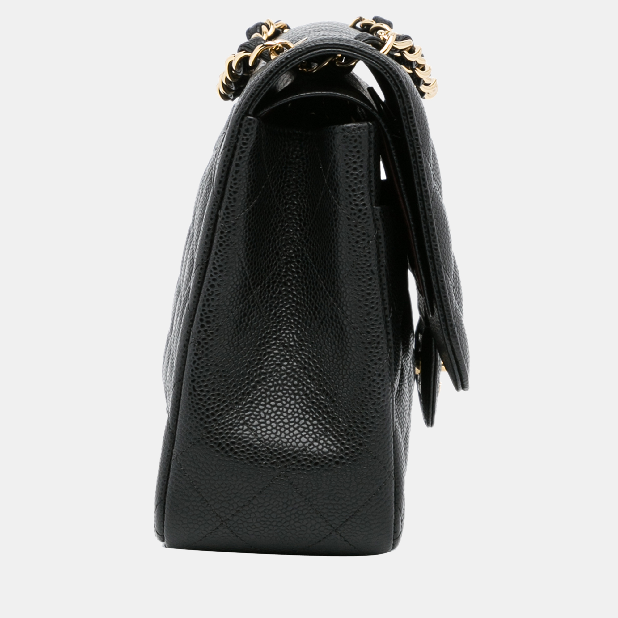 

Chanel Black Jumbo Classic Caviar Double Flap