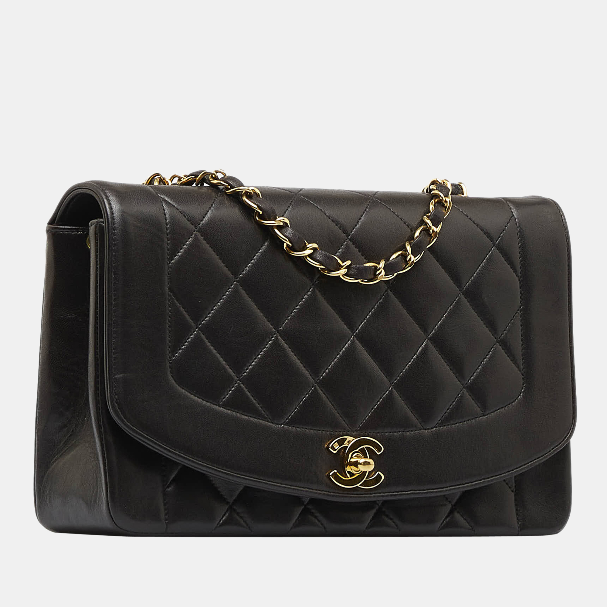 

Chanel Black Medium Diana Flap Bag