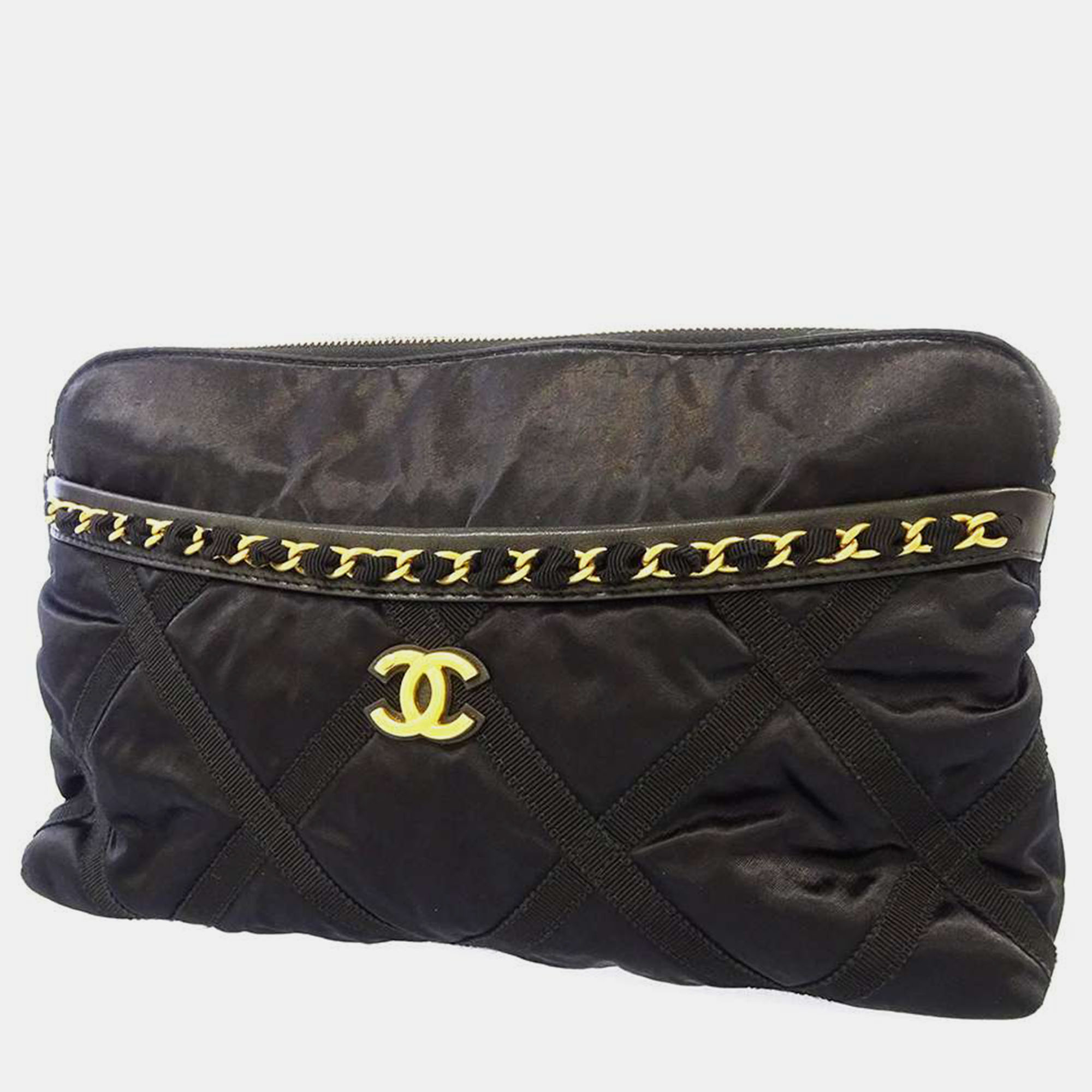 

Chanel Black Nylon Foldable Lifestyle CC Tote Bag