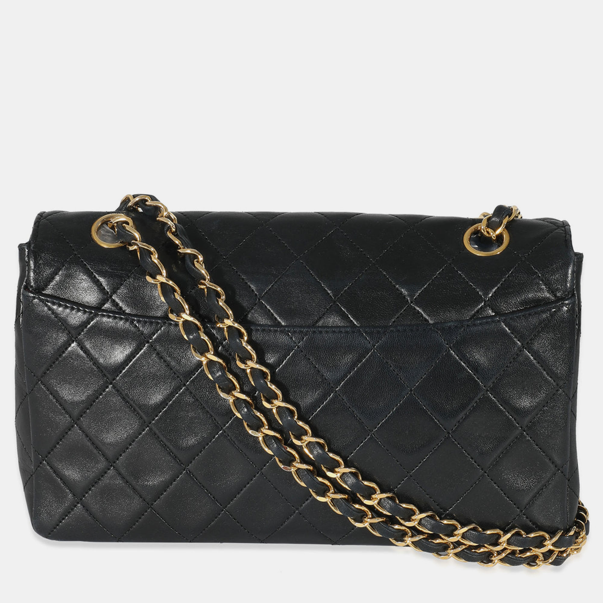 

Chanel Black Quilted Lambskin Medium Flap Bag