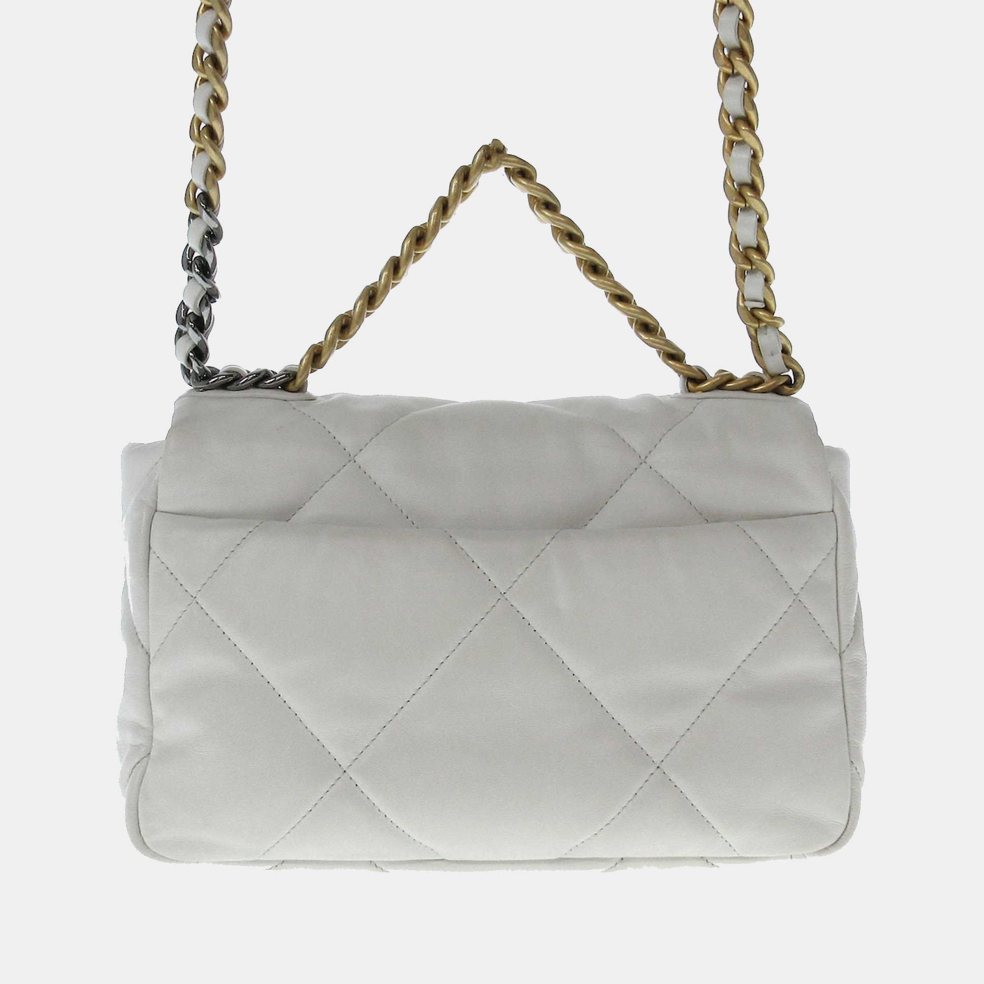 

Chanel Medium 19 Flap Bag, White