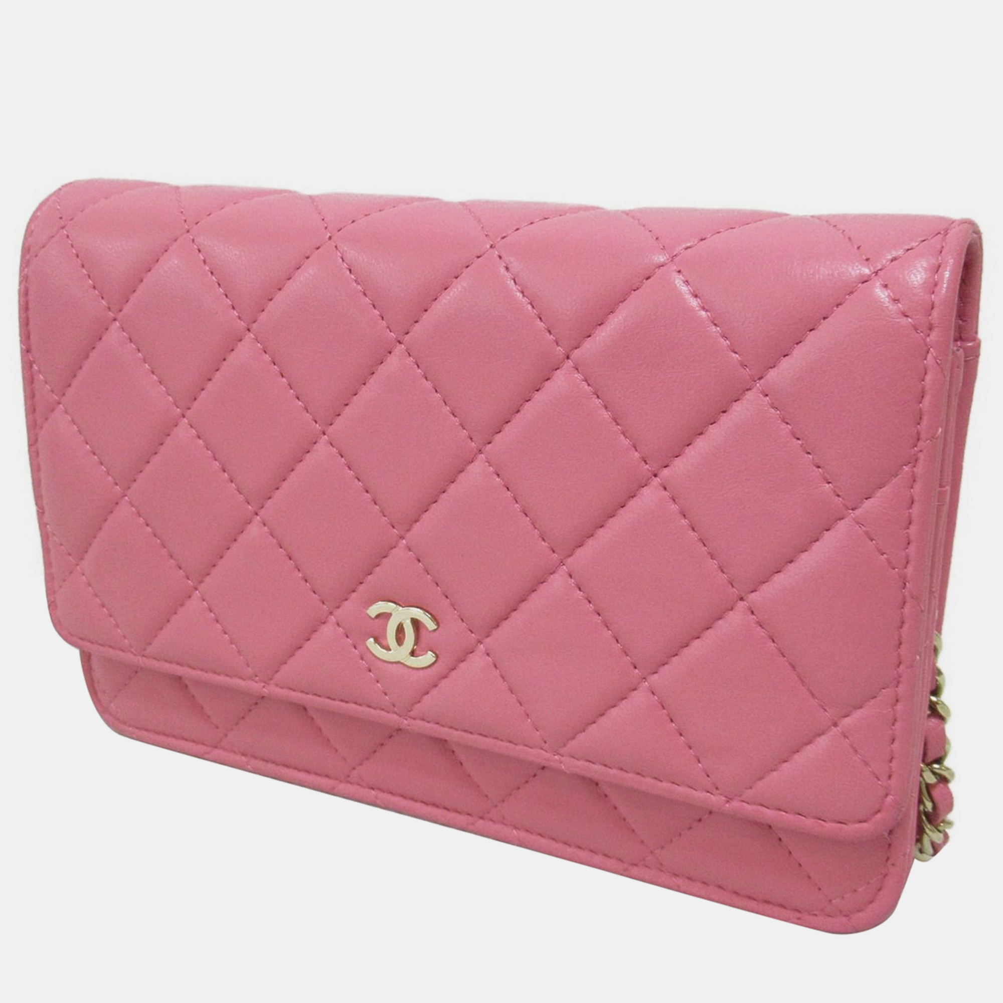 

Chanel CC Wallet On Chain, Pink