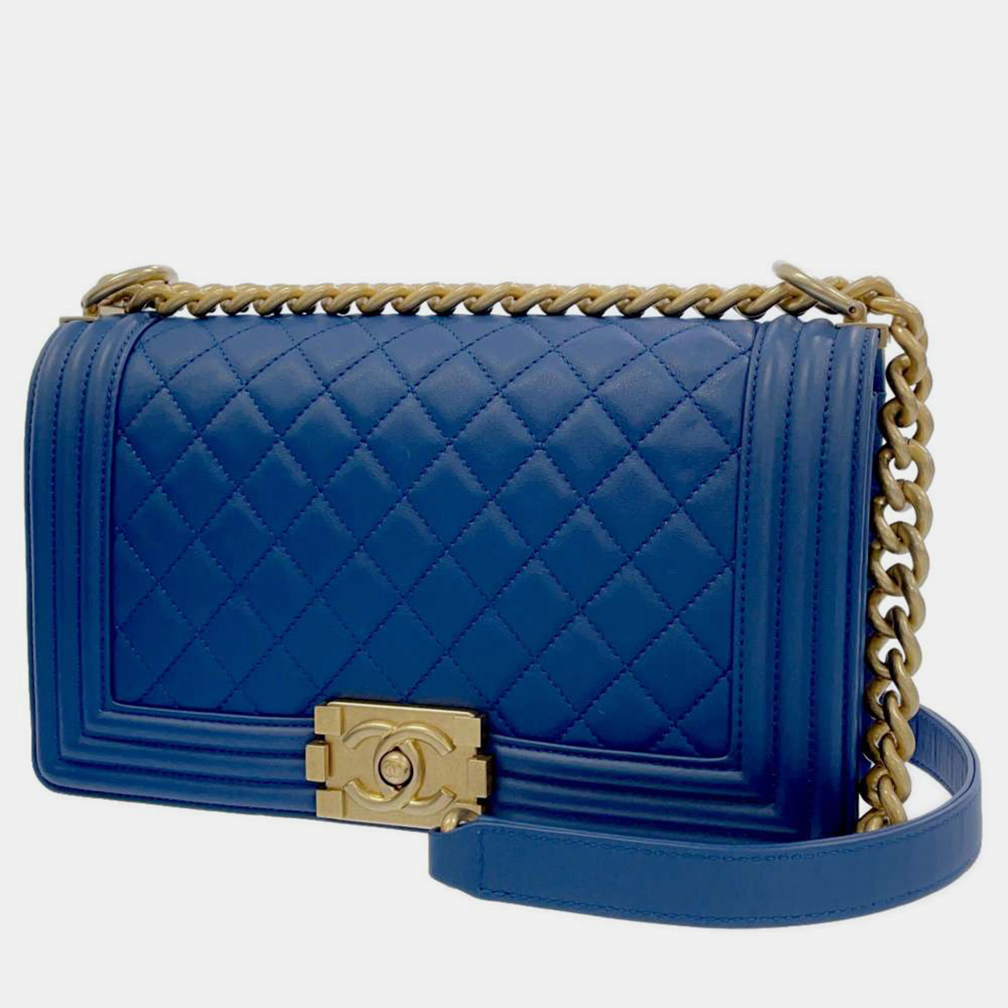 Mini Evelyn Blue Paon - Bags Of Luxury