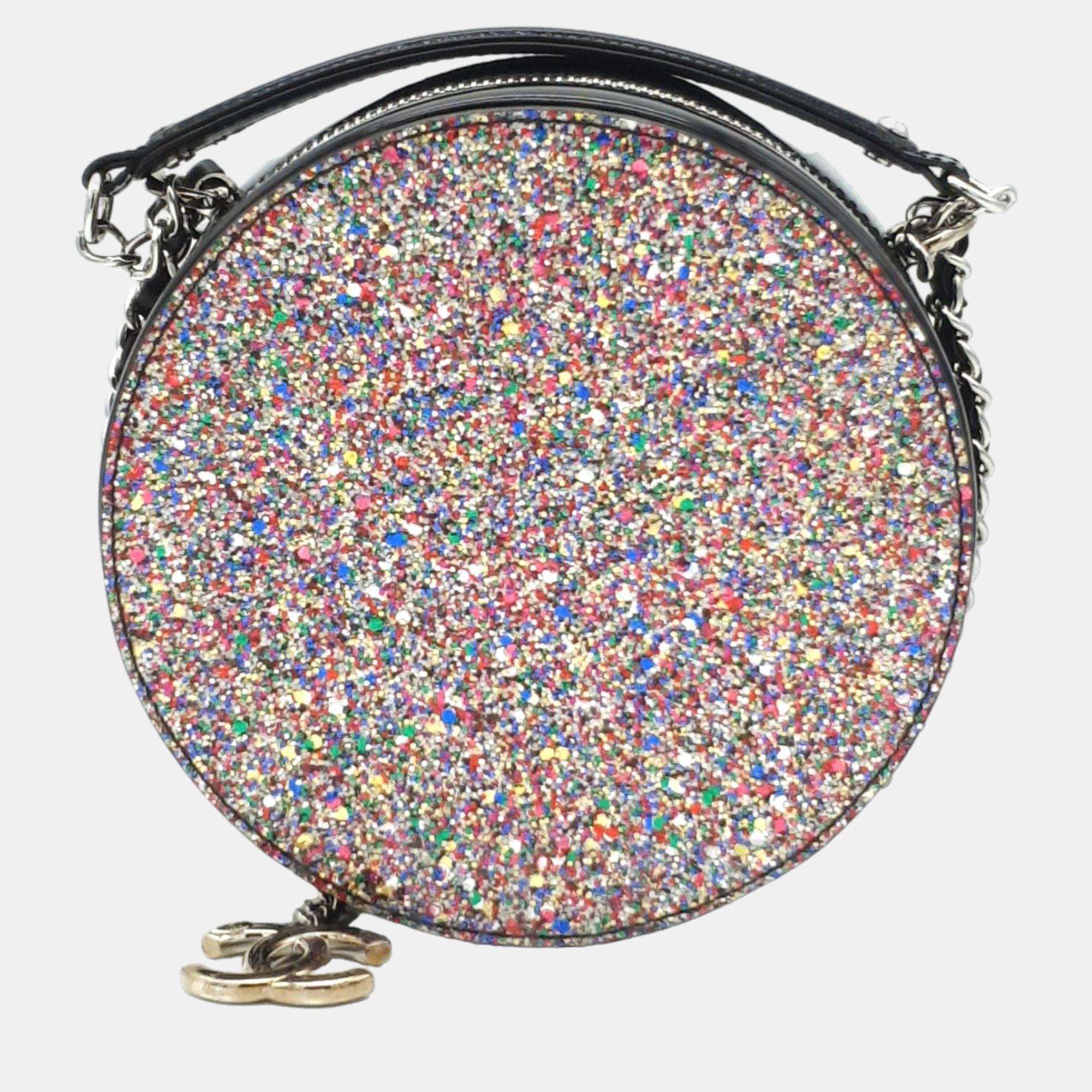 

Chanel Multicolour Sequin Round CC Chain Shoulder Bag, Multicolor