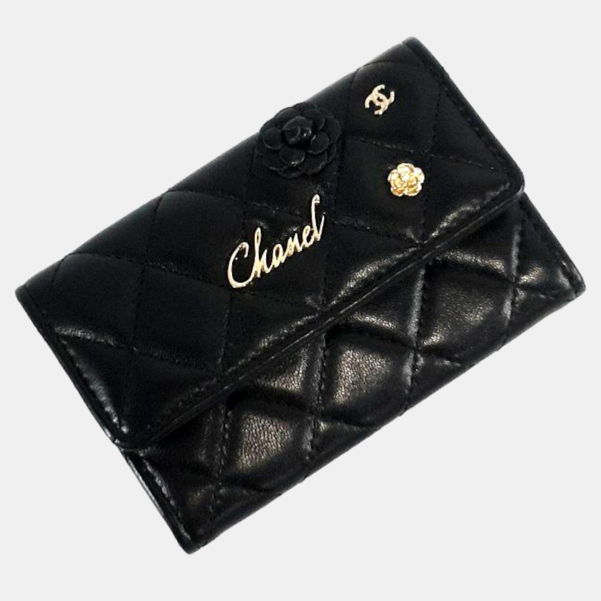 

Chanel Black Lambskin Card Wallet