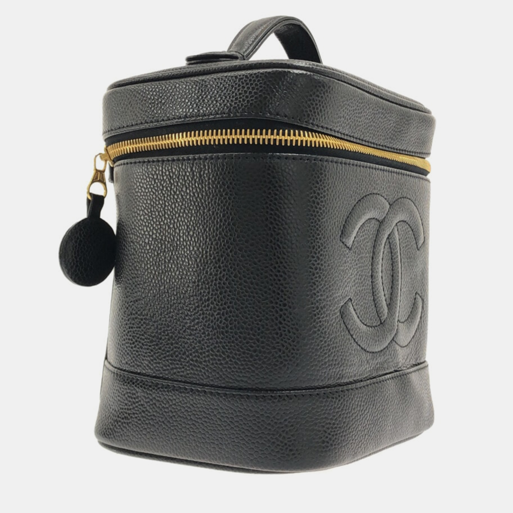 

Chanel Black Leather CC Clutch