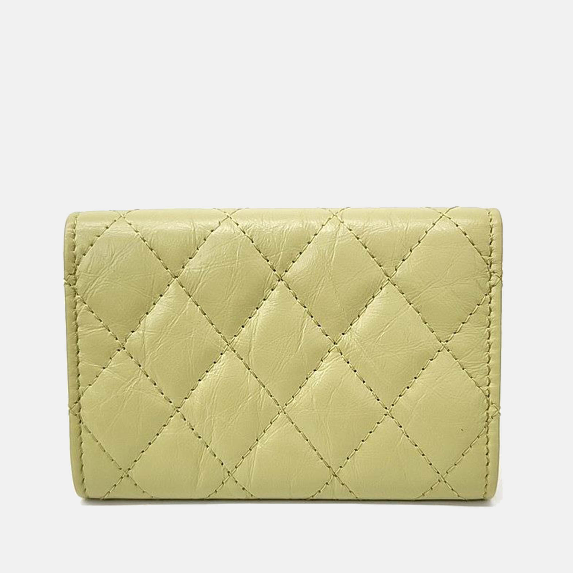 

Chanel 2.55 Vintage card wallet, Green